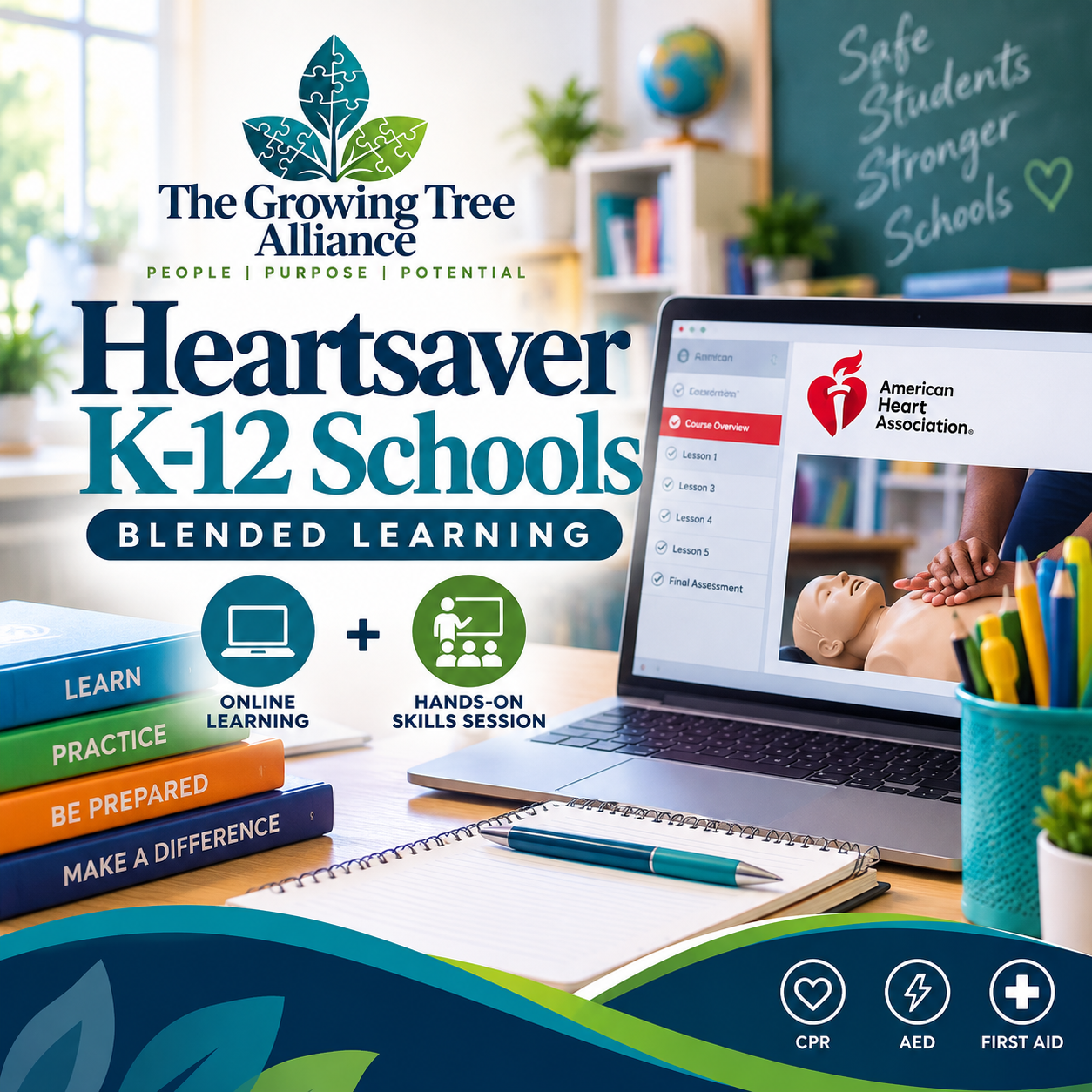 Heartsaver K-12 Schools | Blended Learning