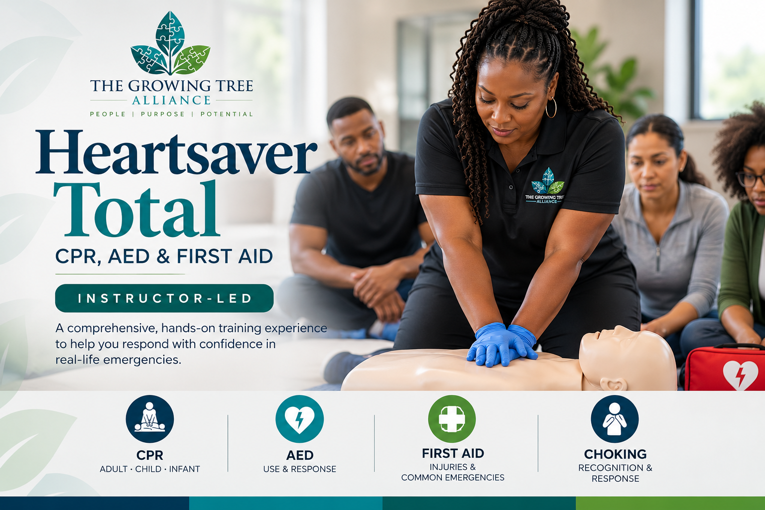 Heartsaver Total — CPR, AED & First Aid | Instructor-Led