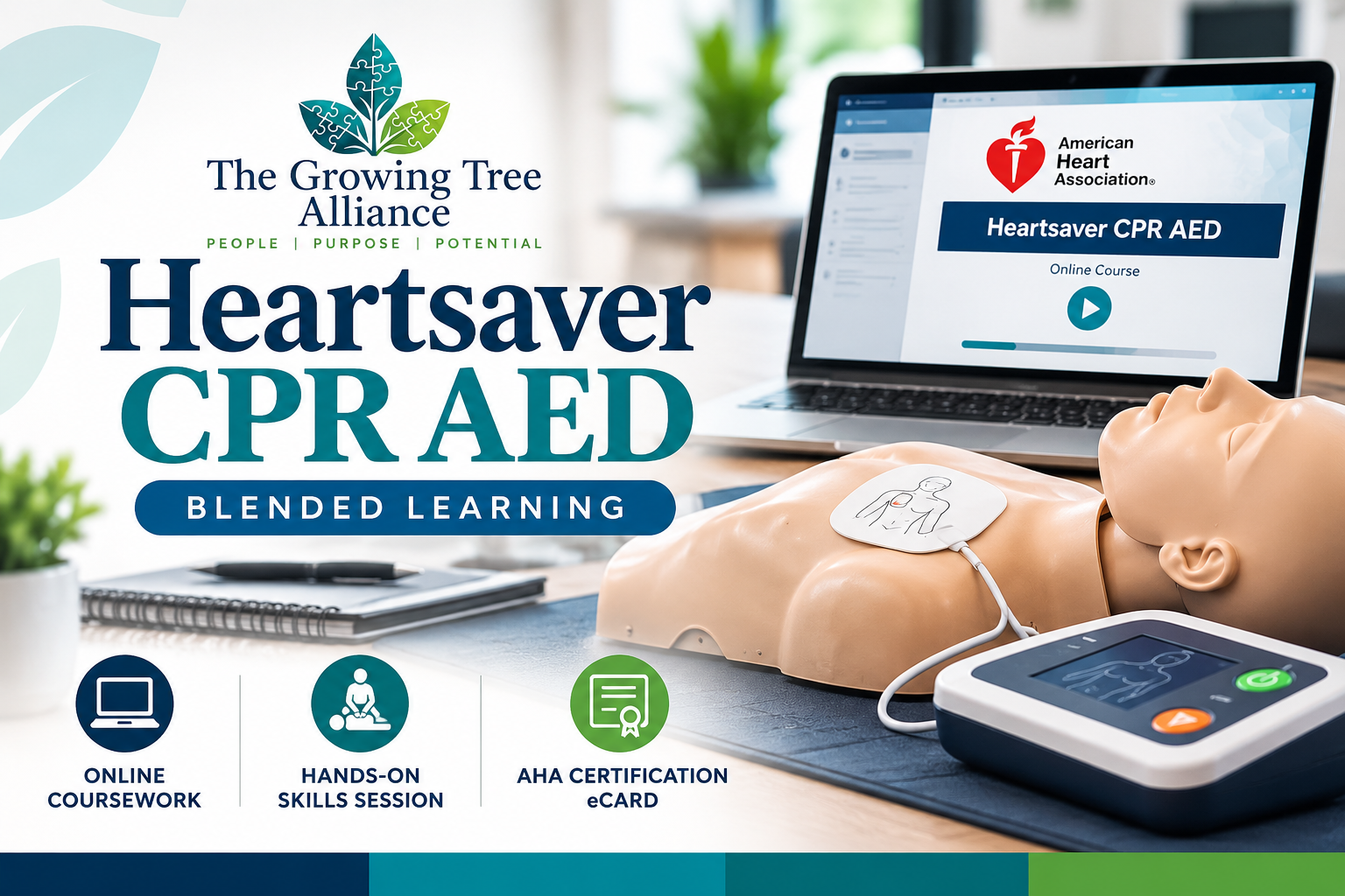 Heartsaver CPR AED | Blended Learning