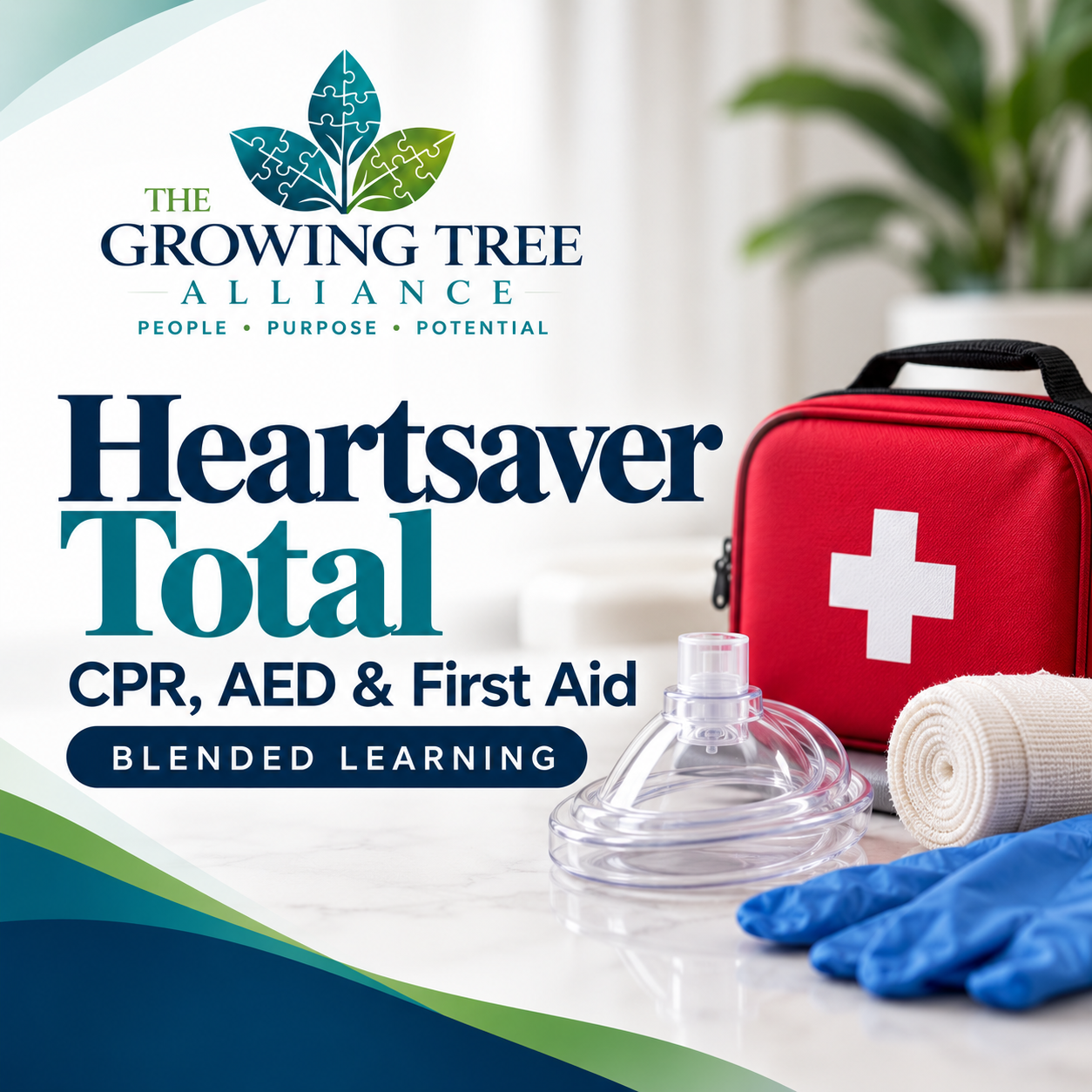 Heartsaver Total — CPR, AED & First Aid | Blended Learning