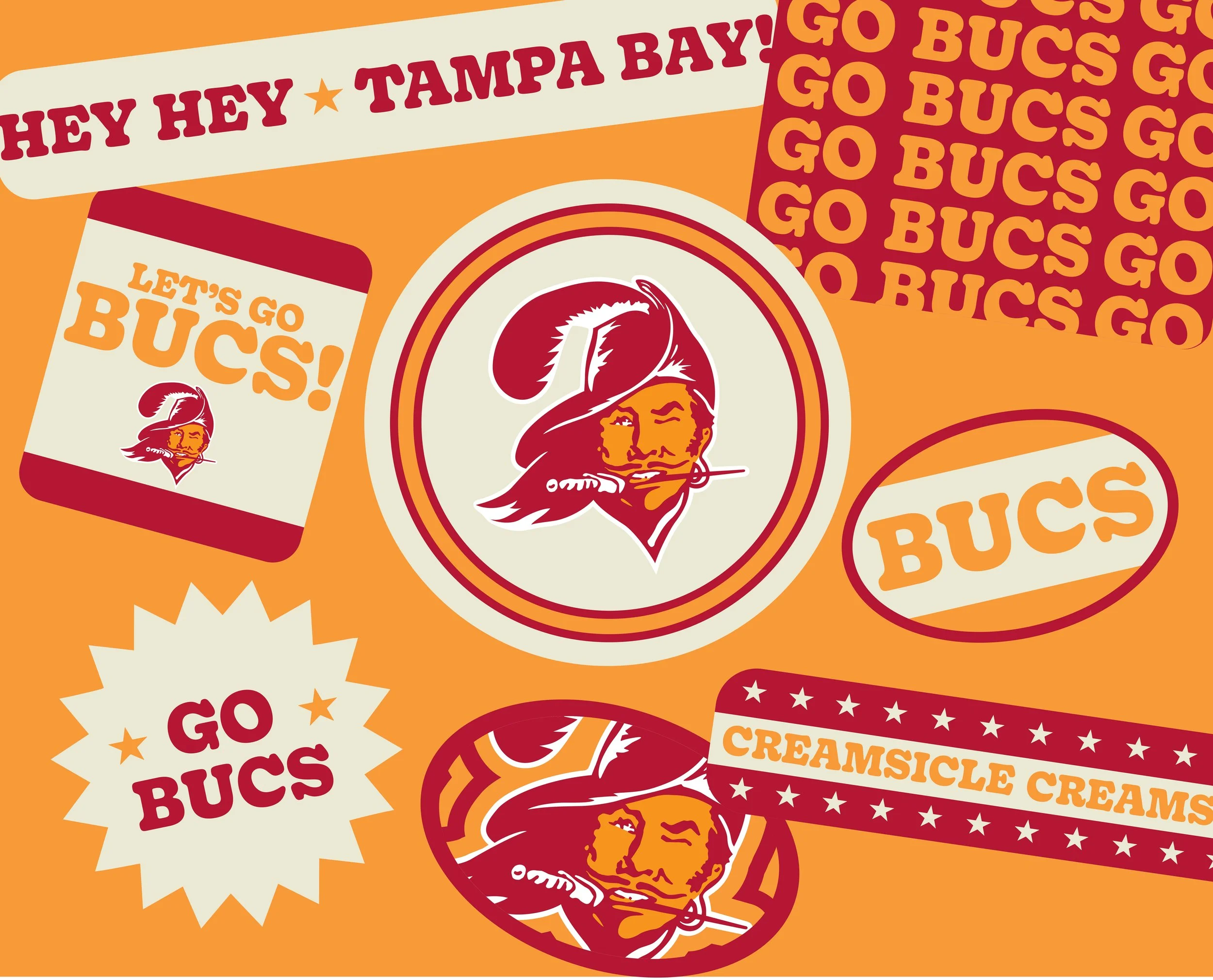 Tampa Bay Buccaneers (Creamsicle)