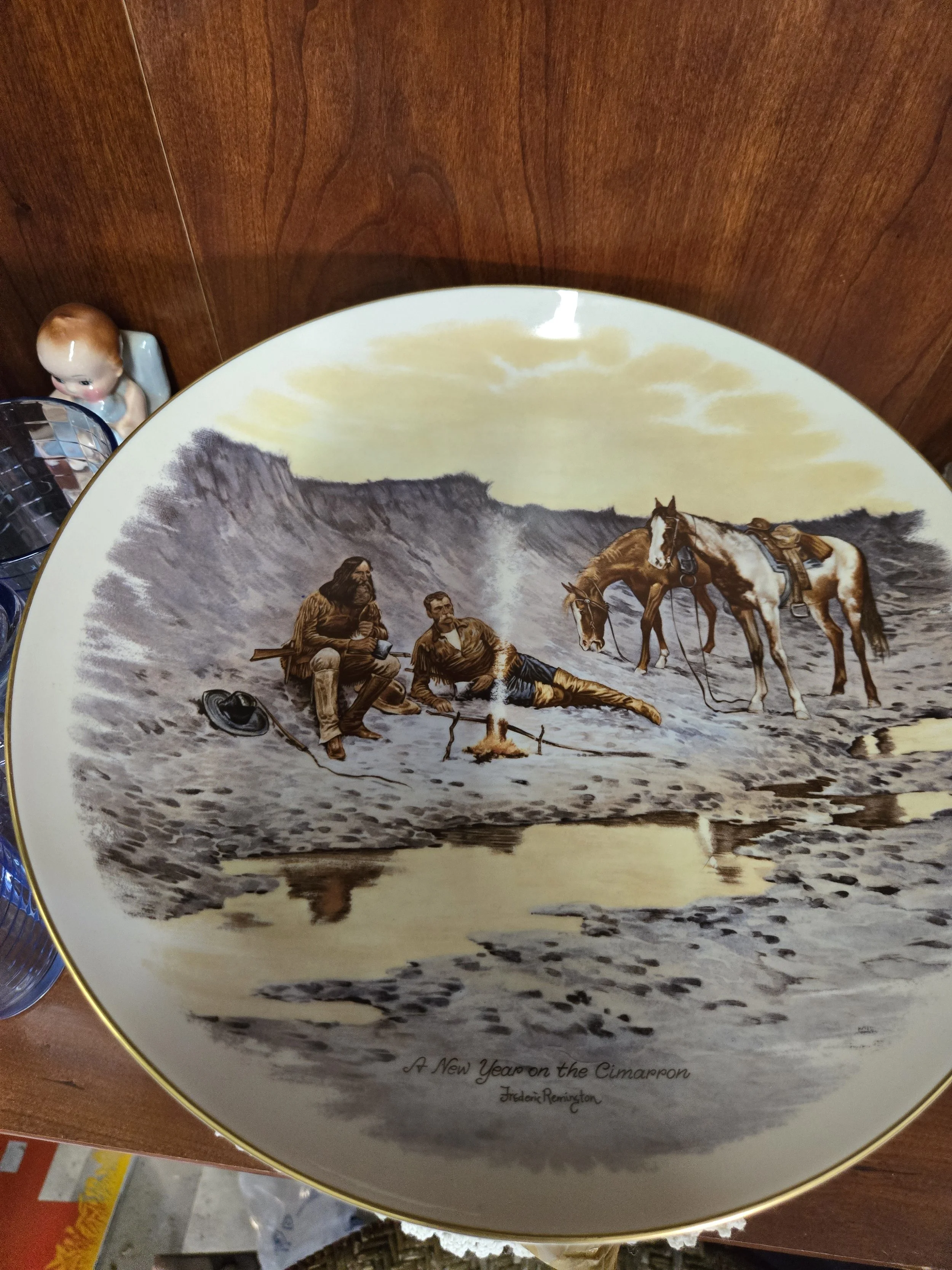 "A New Year on Cimarron" by Fredric Remington 1973