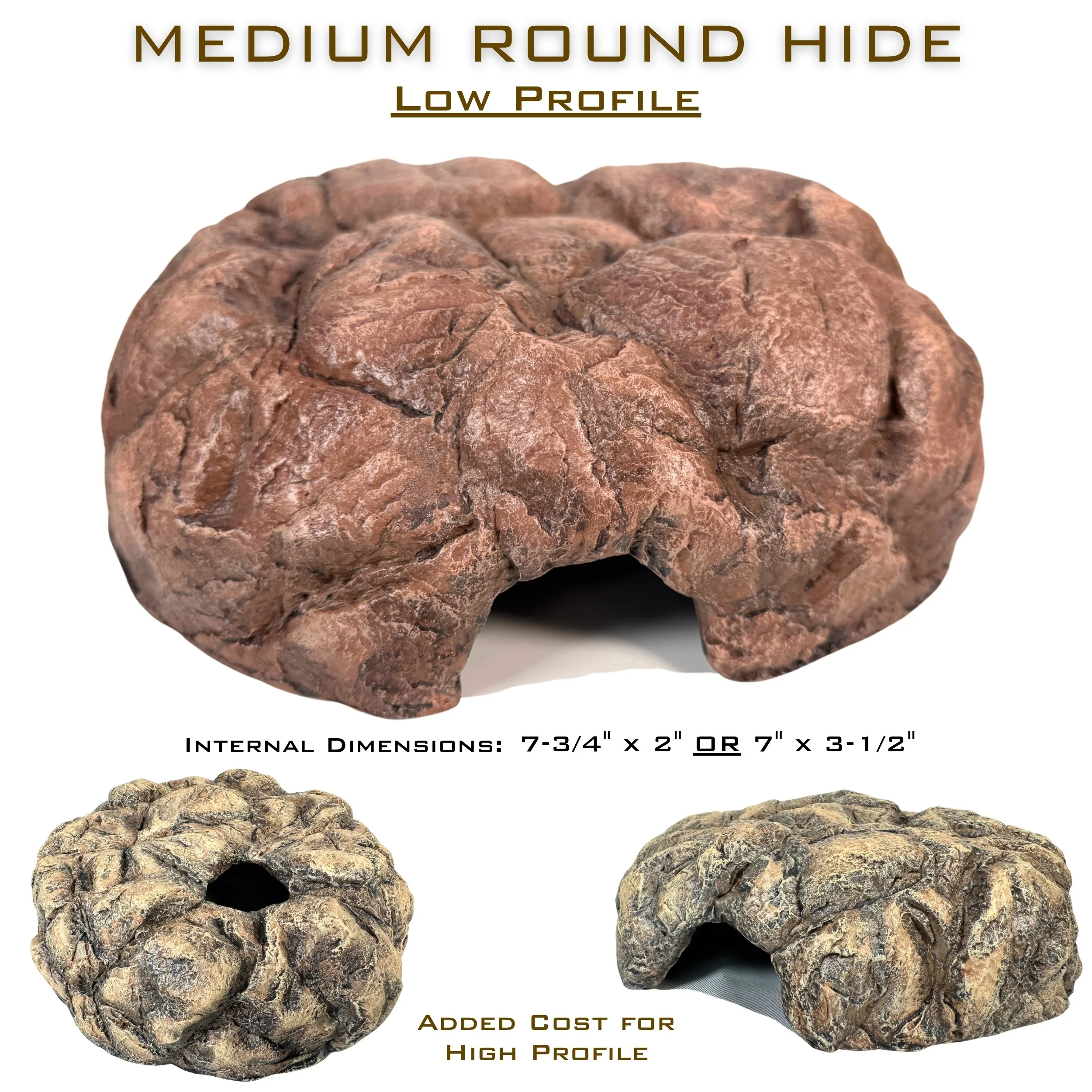 Custom Realistic Rock Hide- Medium Round