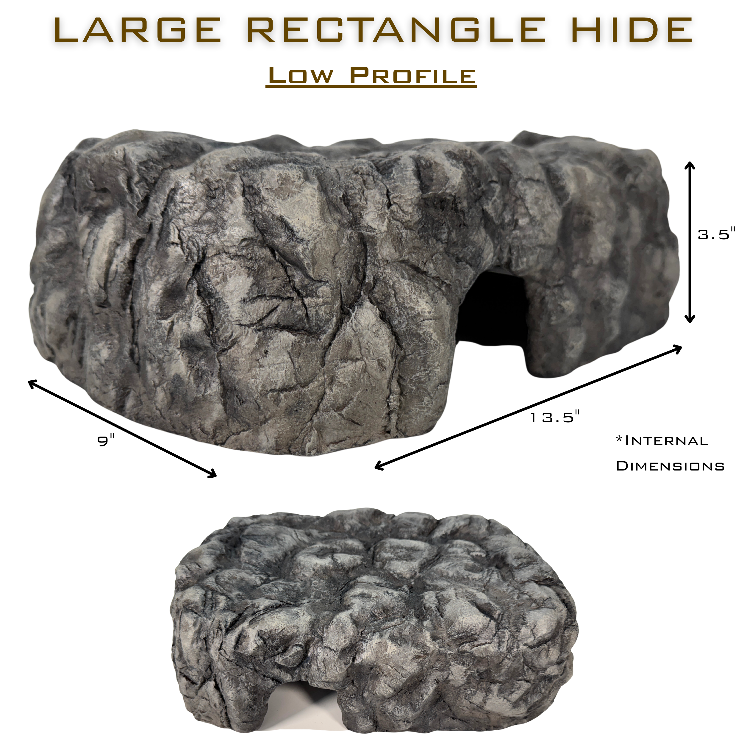 Custom Realistic Rock Hide- Large Rectangle