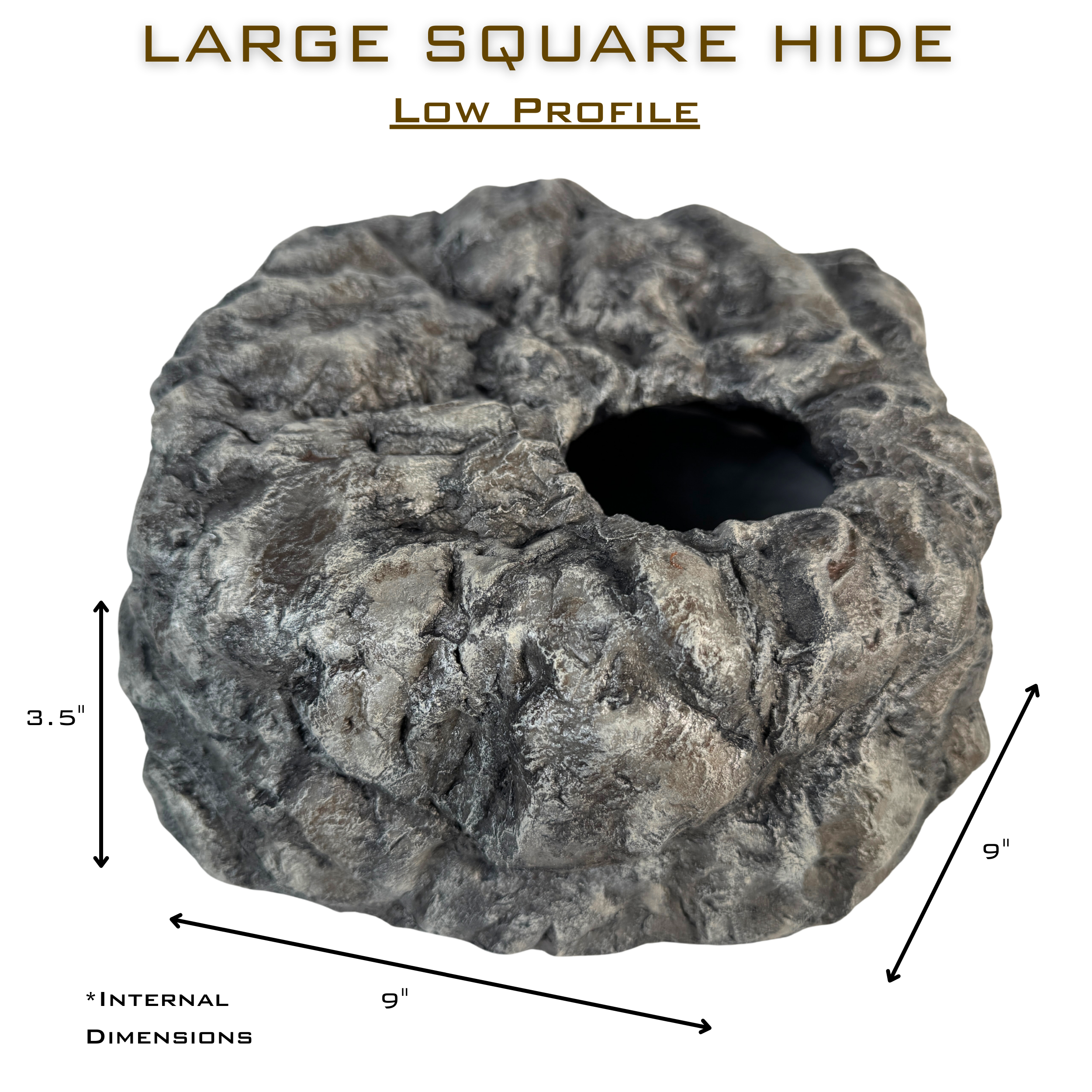 Custom Realistic Rock Hide- Large Square