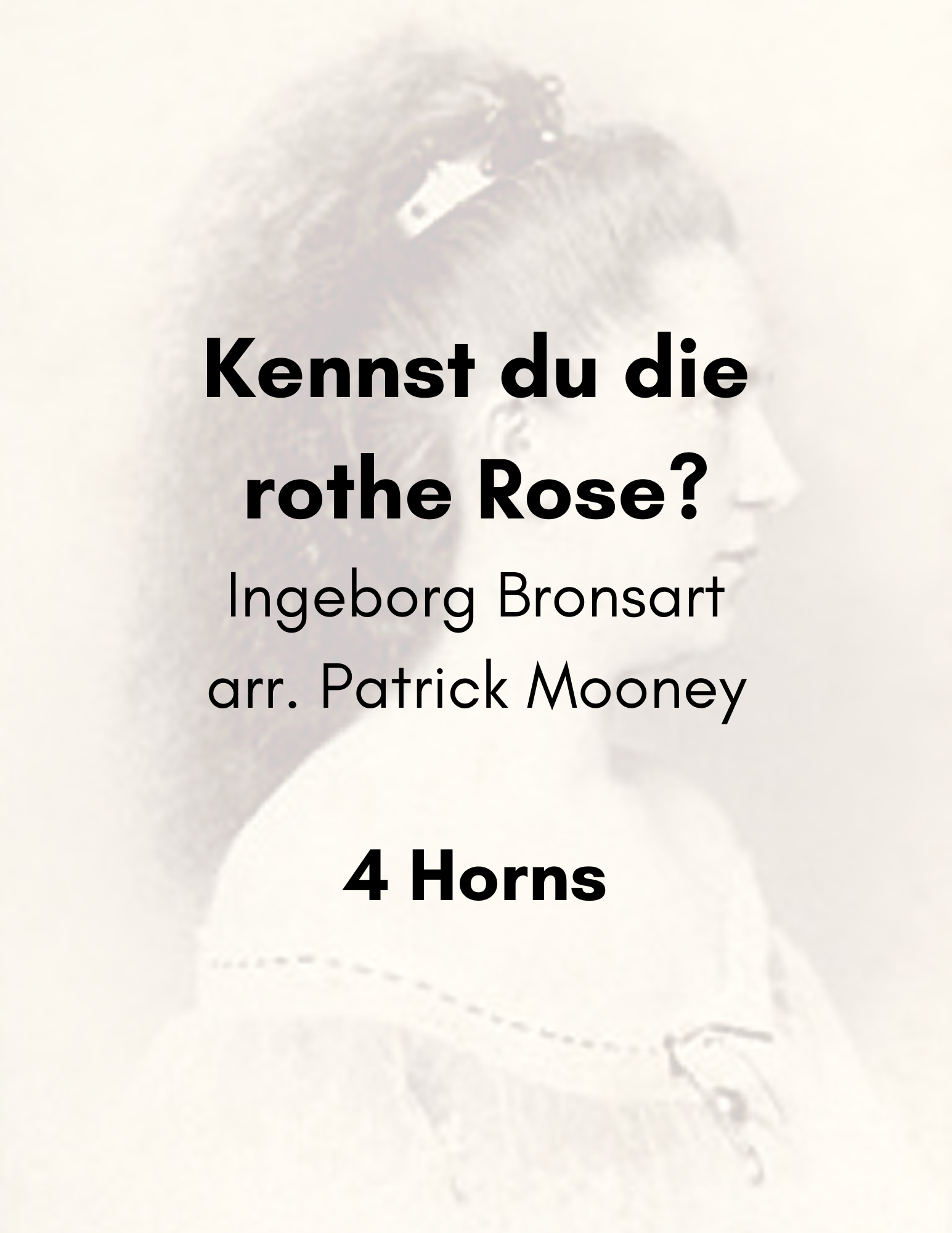 Kennst du die rothe Rose?