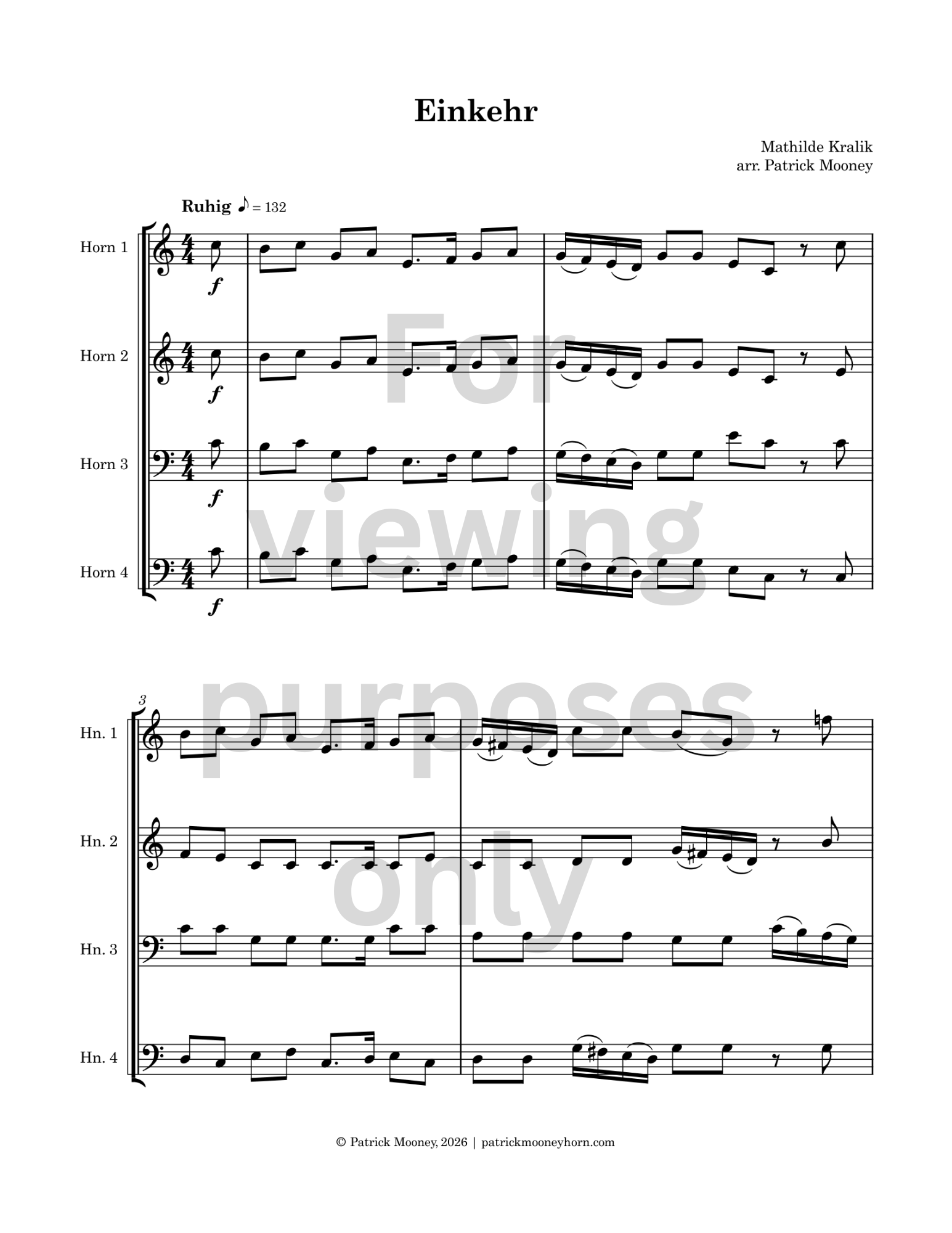 Kralik, arr. Mooney - Einkehr (Watermark).png