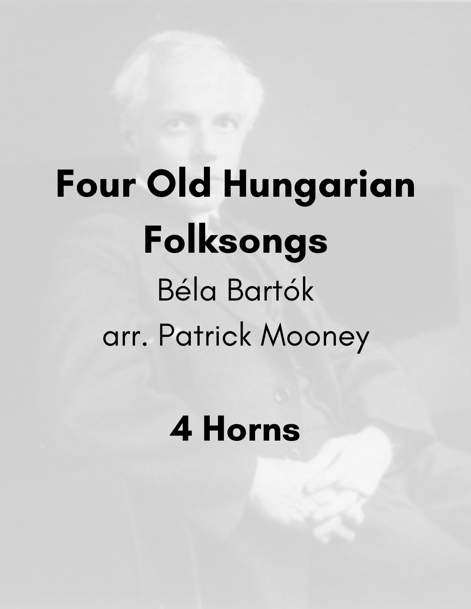 Four Old Hungarian Folksongs