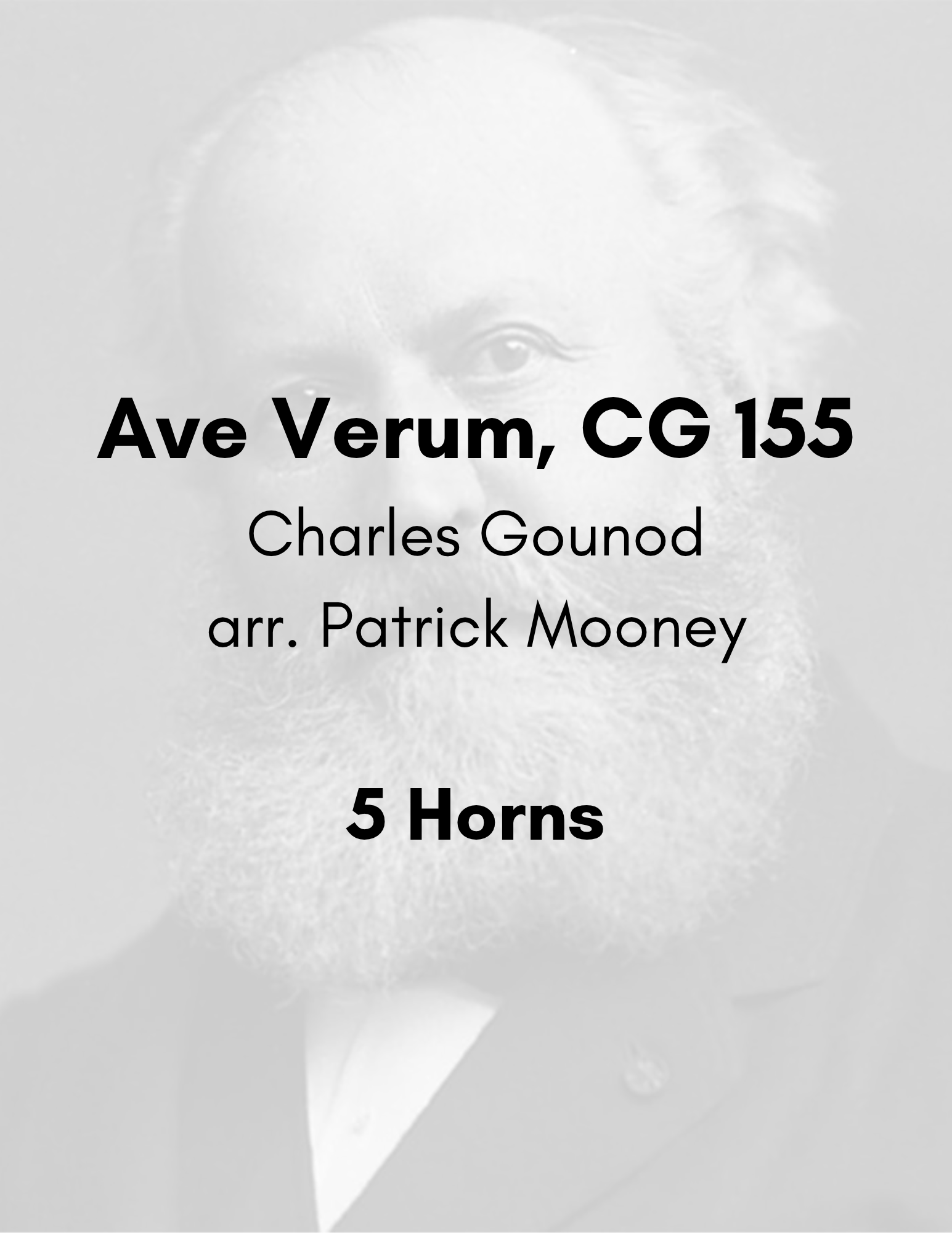 Gounod, arr. Mooney - Ave Verum, CG 155 (Poster).png