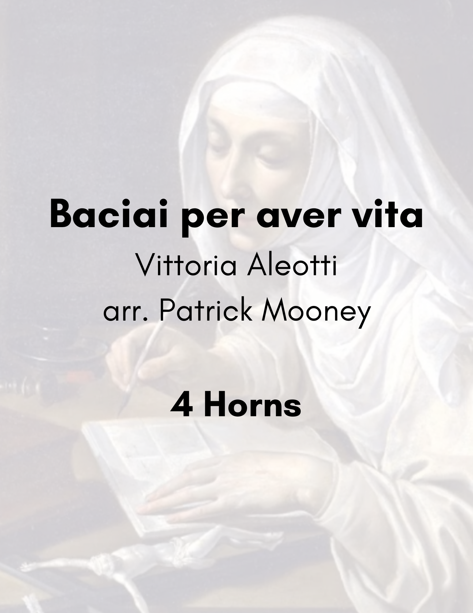Baciai per aver vita