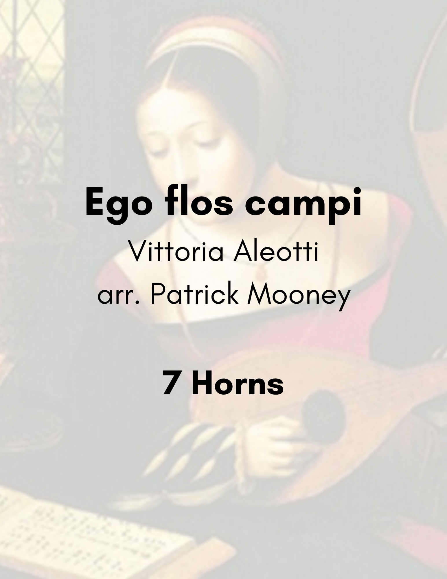 Ego flos campi
