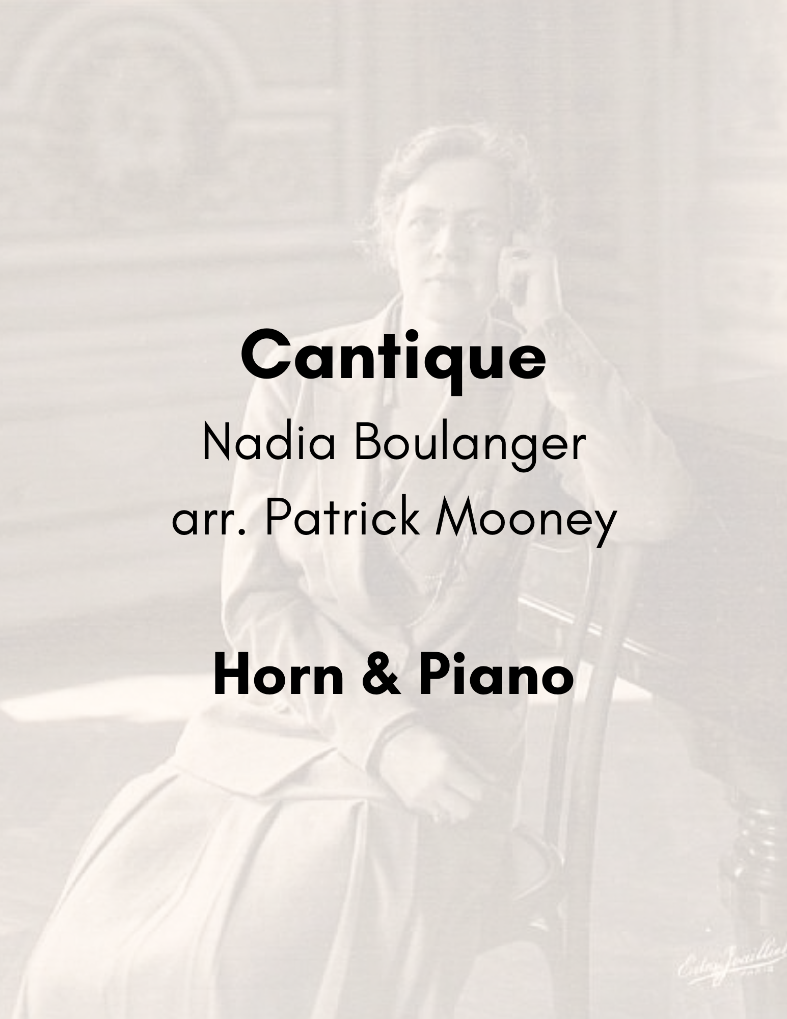 Boulanger, N., arr. Mooney - Cantique (Poster).png