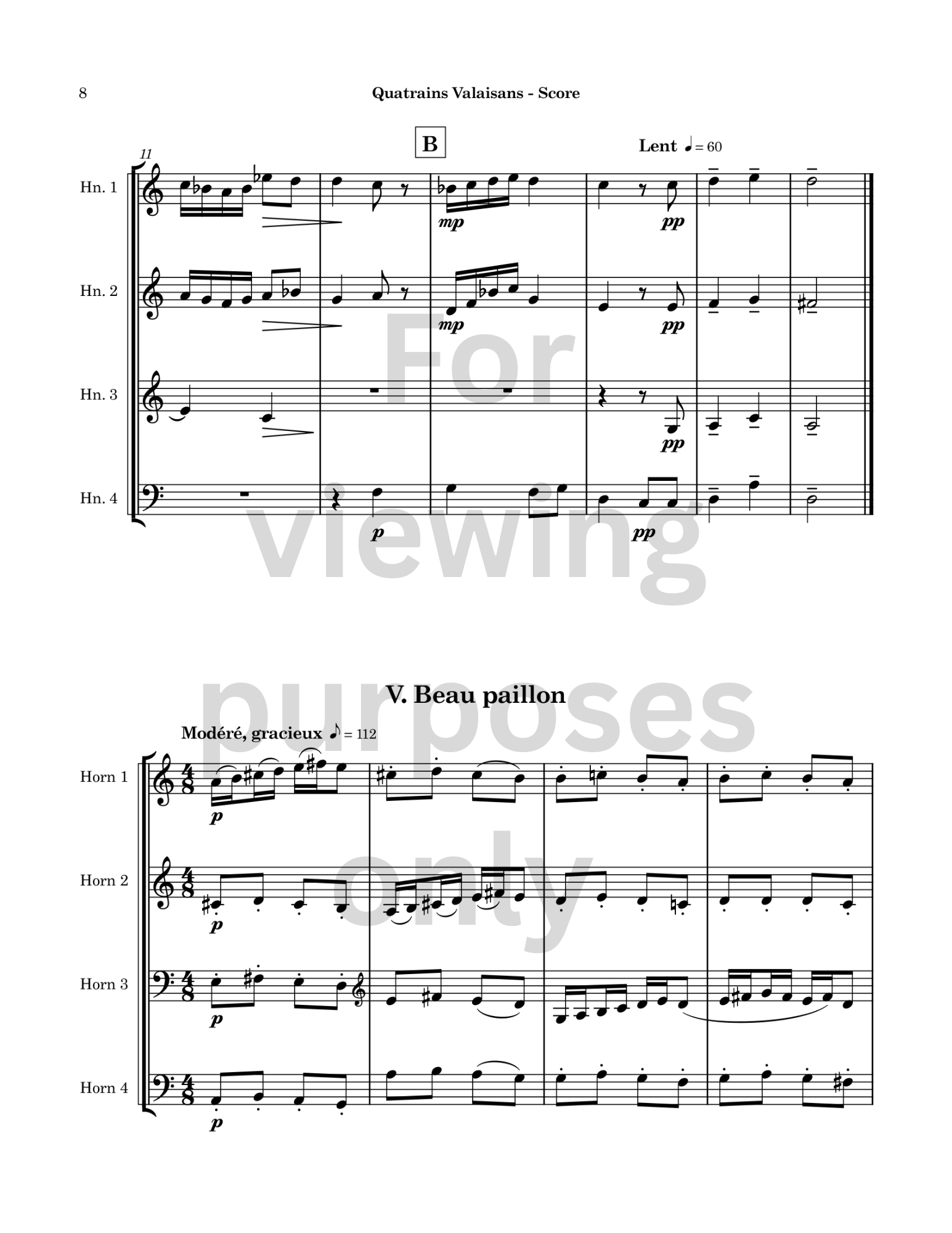 Milhaud, arr. Mooney - Quatrains Valaisans, V (Watermark).png
