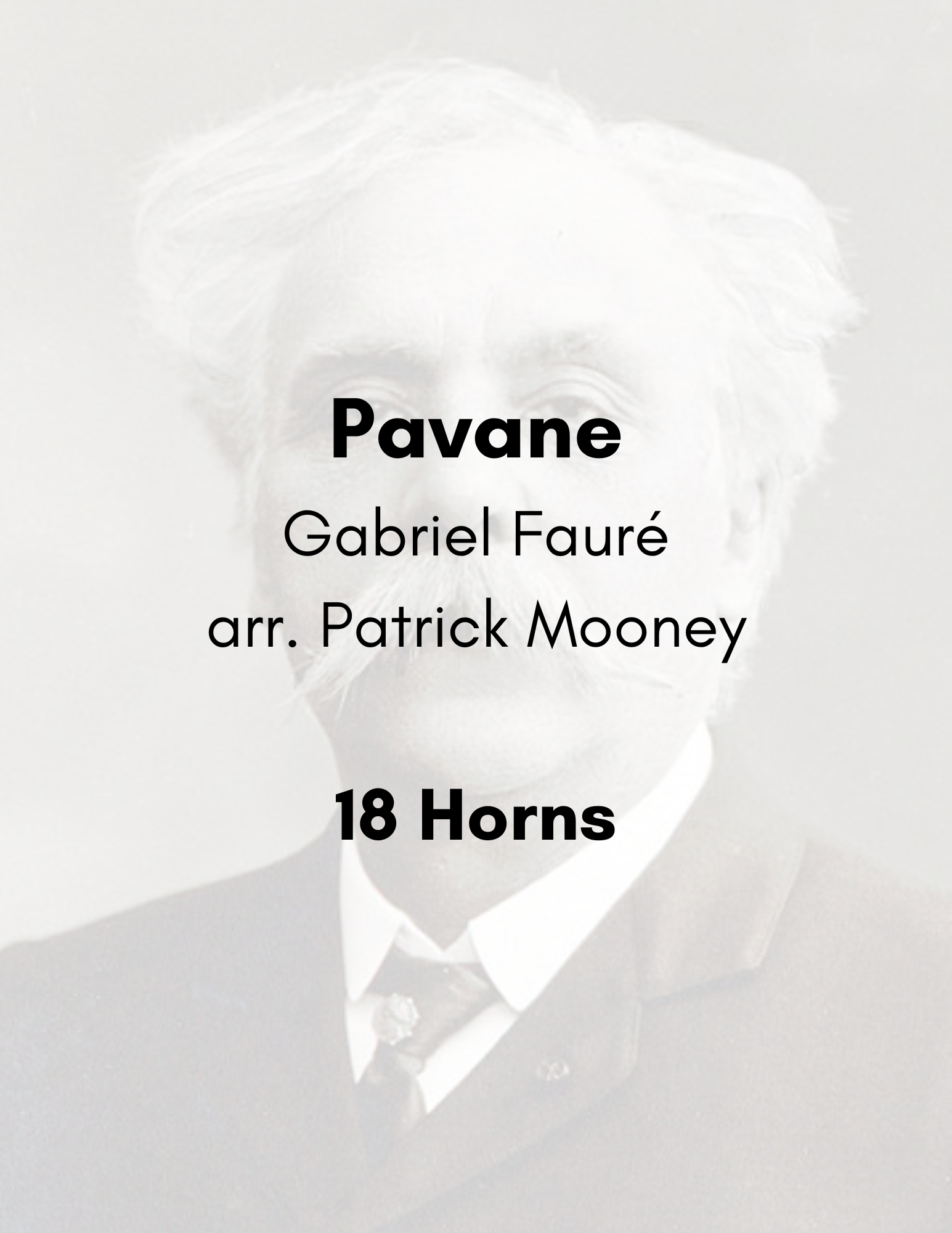 Fauré, arr. Mooney - Pavane, Op. 50 (Poster).png
