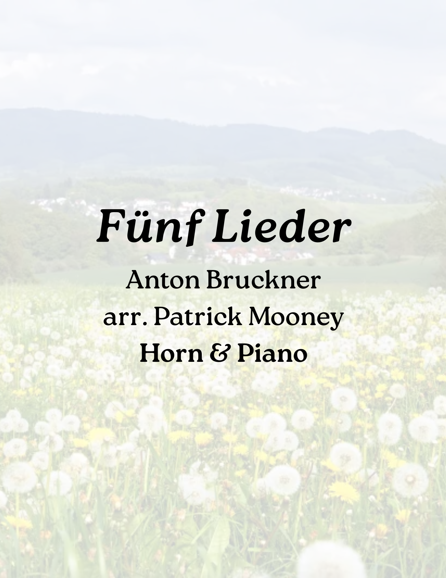 Fünf Lieder