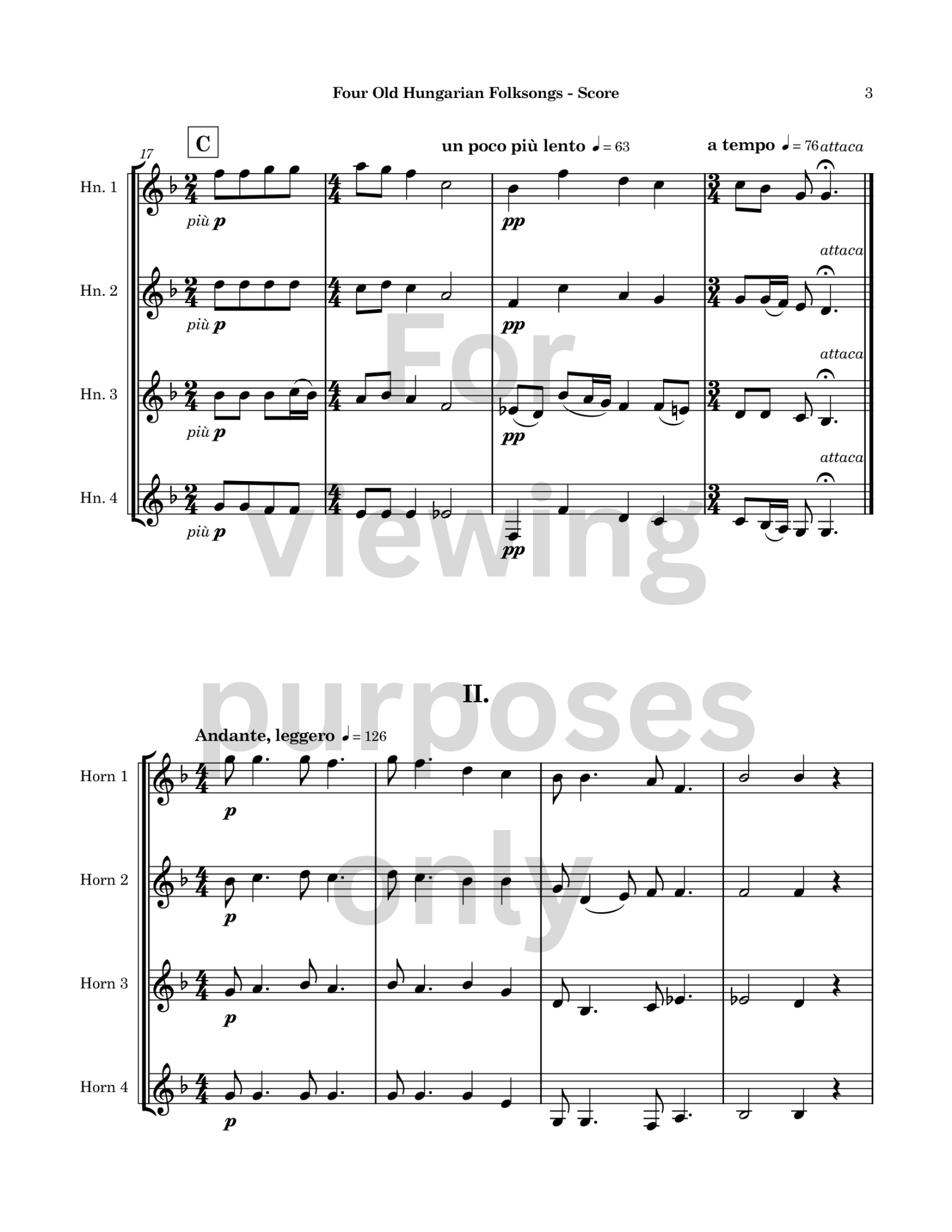 Bartók, arr. Mooney - Four Old Hungarian Folksongs, II (Watermark).png