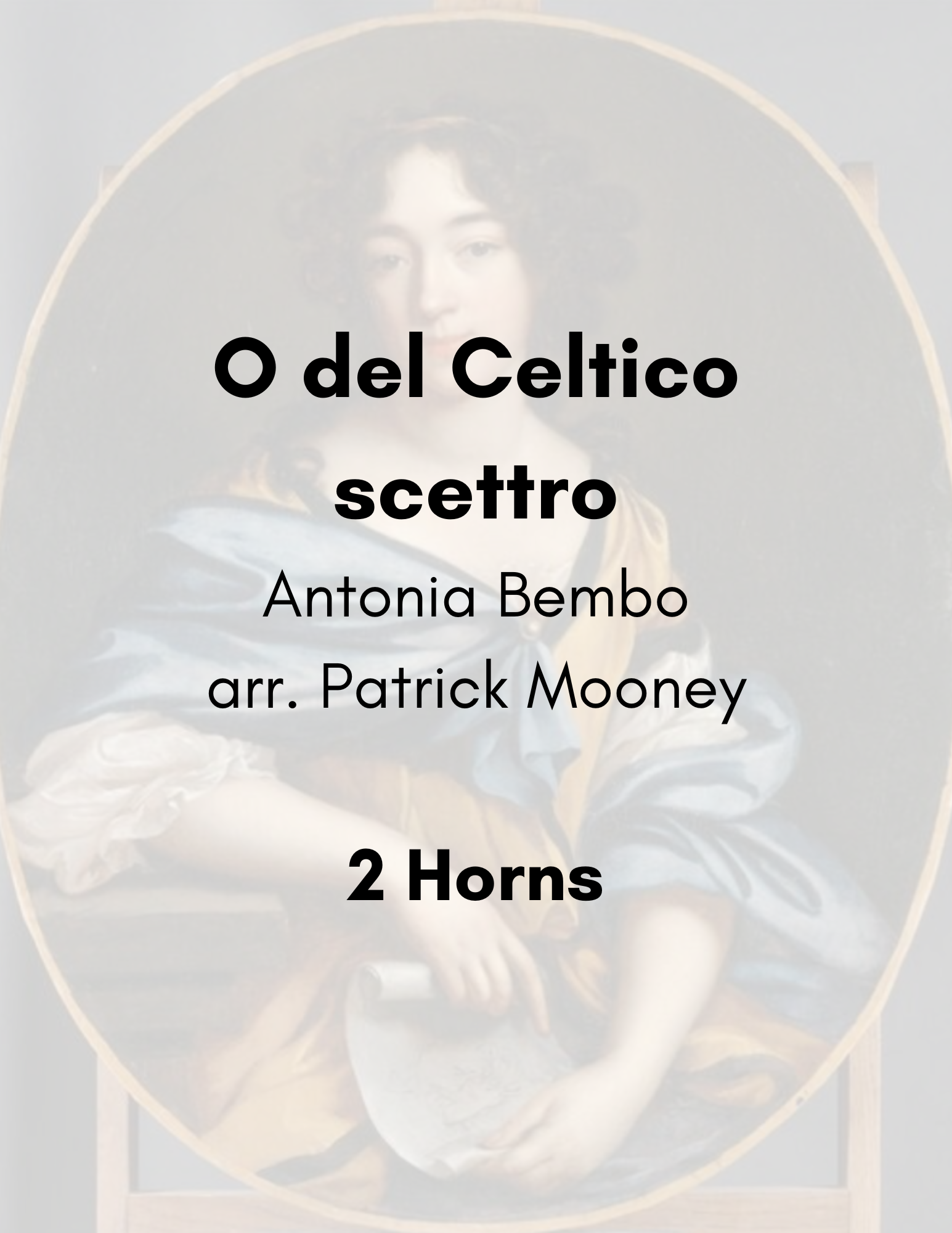 Bembo, arr. Mooney - O del Celtico scettro (Poster).png