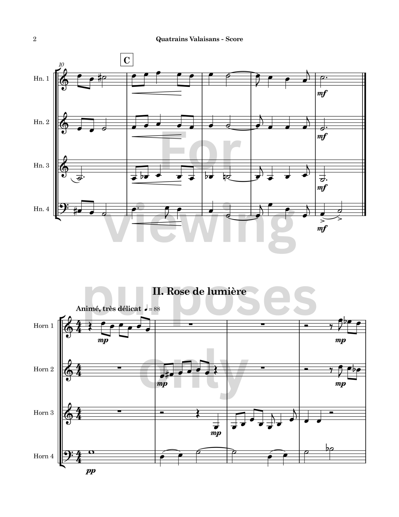 Milhaud, arr. Mooney - Quatrains Valaisans, II (Watermark).png