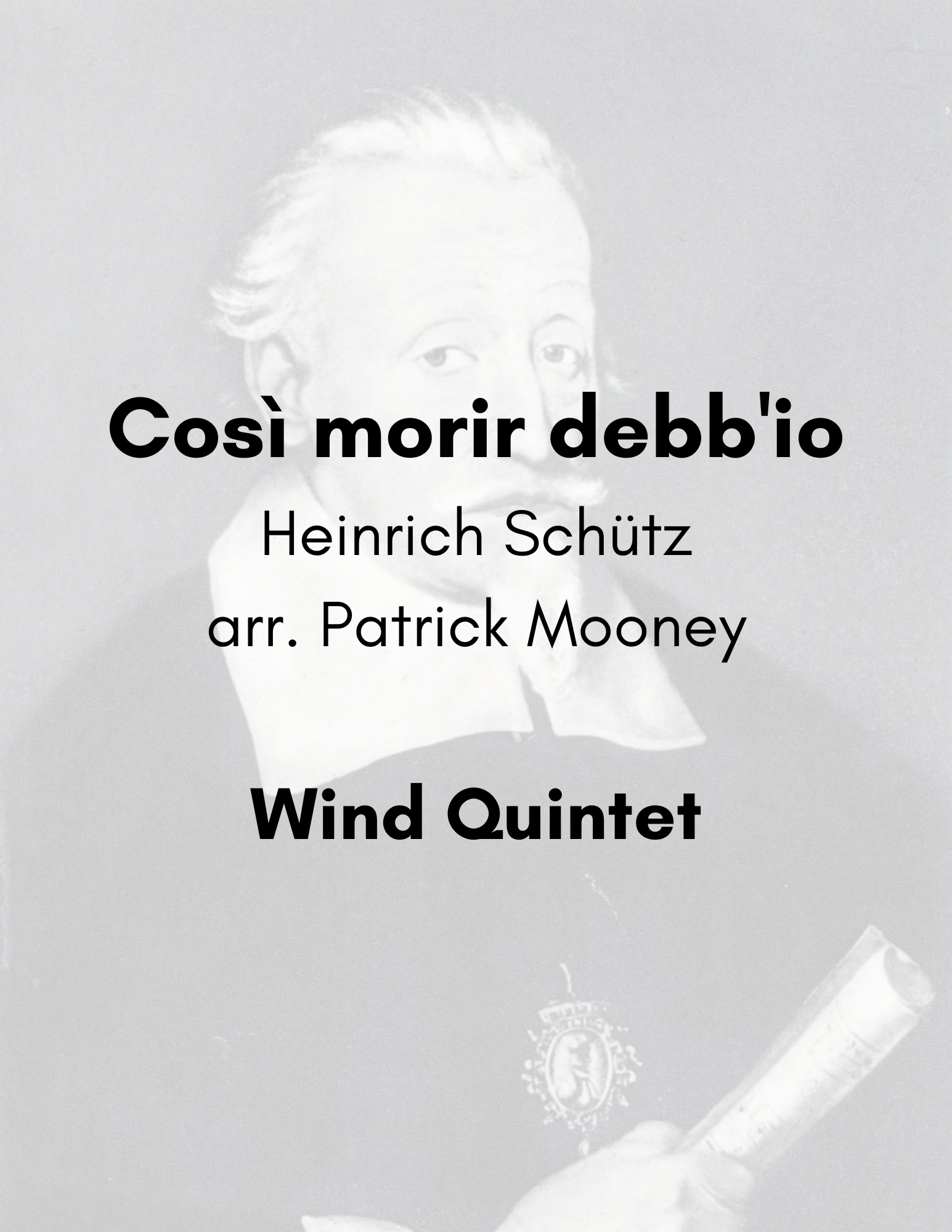 Così morir debb'io