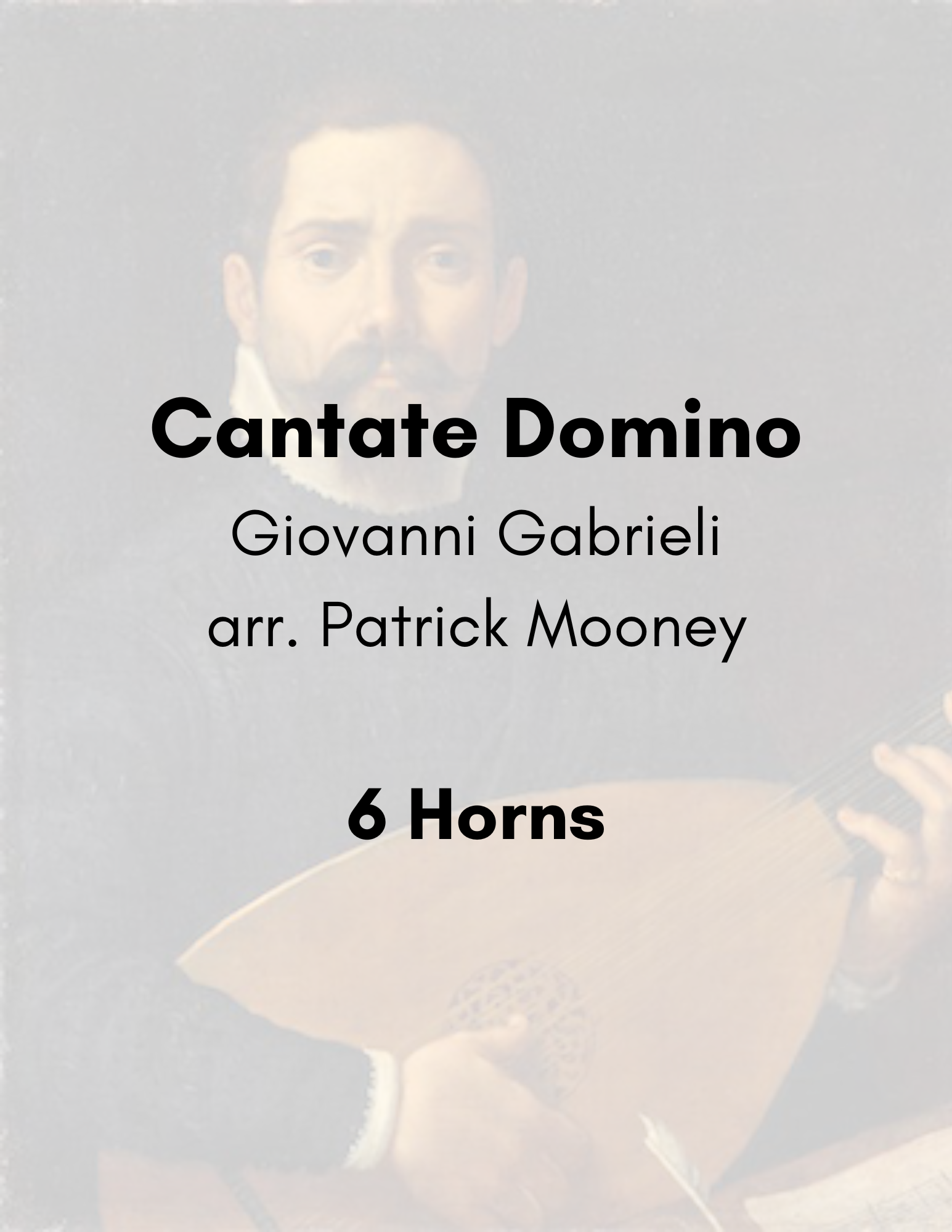 Gabrieli, arr. Mooney - Cantate Domino from Sacrae Symphoniae (Poster).png