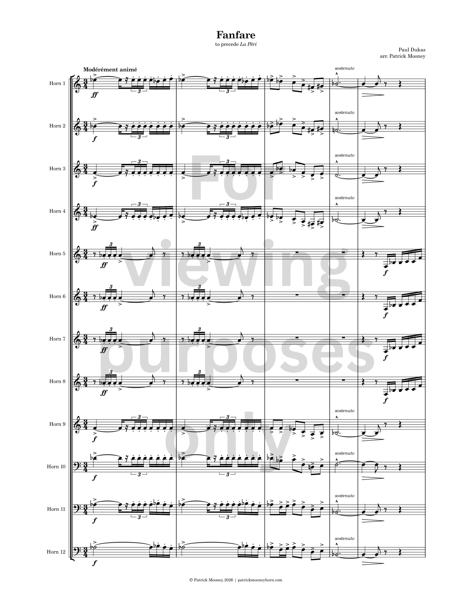 Dukas, arr. Mooney - Fanfare to precede La Péri (Watermark).png