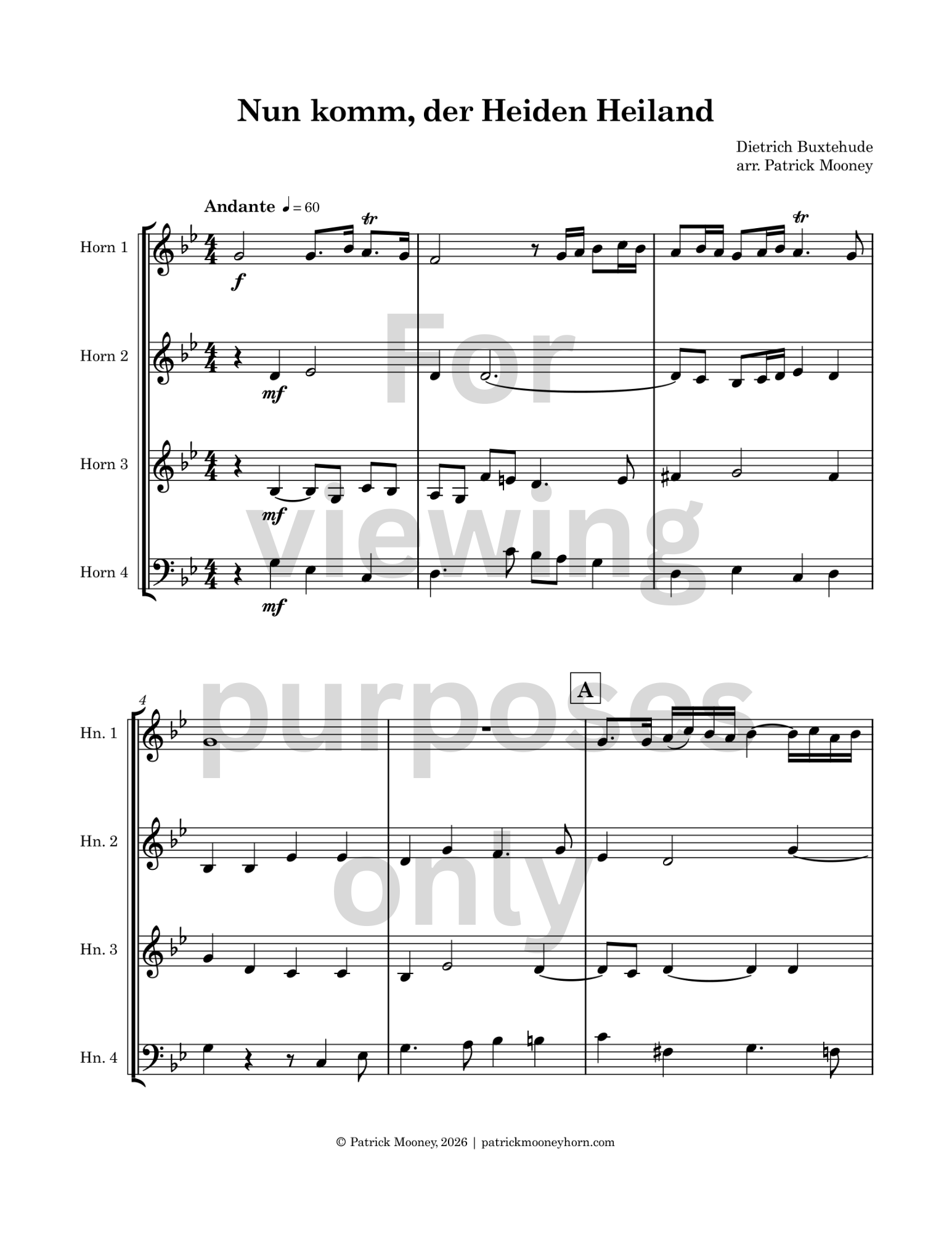 Buxtehude, arr. Mooney - Nun komm, der Heiden Heiland (Watermark).png