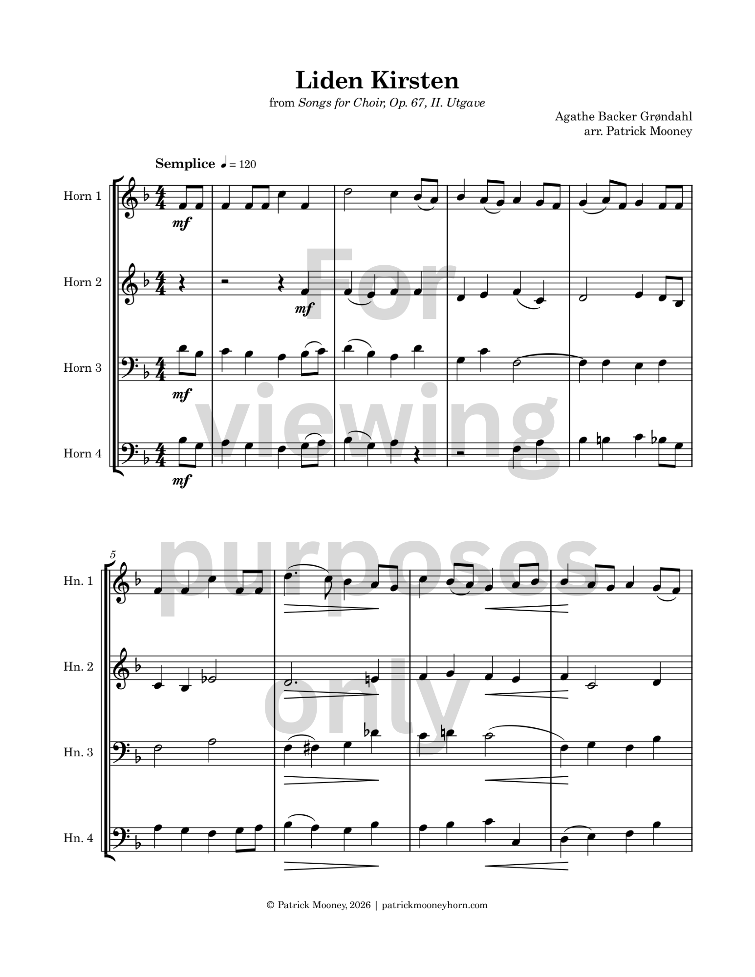 Grøndahl, A., arr. Mooney - Liden Kirsten from Songs for Choir, Op. 67, II. Utgave (Watermark).png
