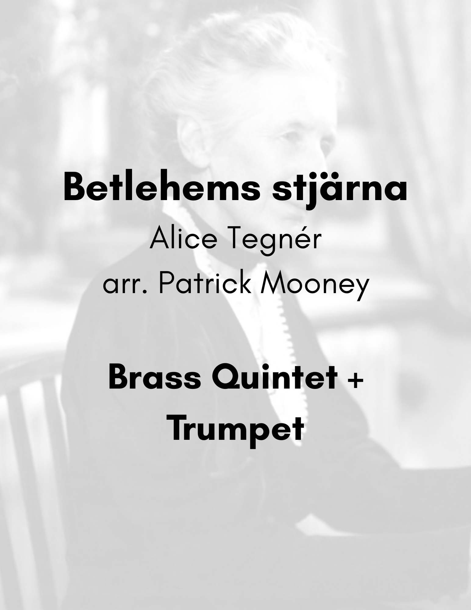 Tegnér, arr. Mooney - Betlehems stjärna (Poster).png