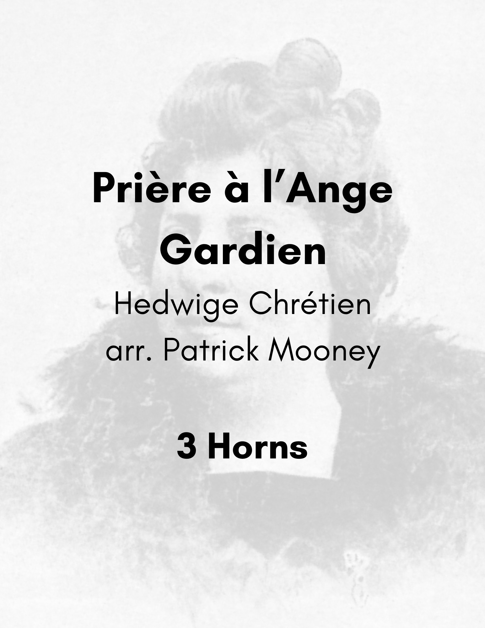 Chrétien, arr. Mooney - Prière à l'Ange Gardien (Poster).png