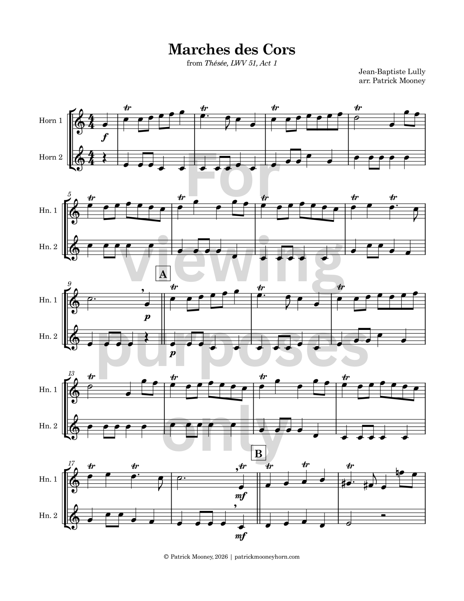 Lully, arr. Mooney - Marches des Cors from Thésée, LWV 51, Act 1 (Watermark).png