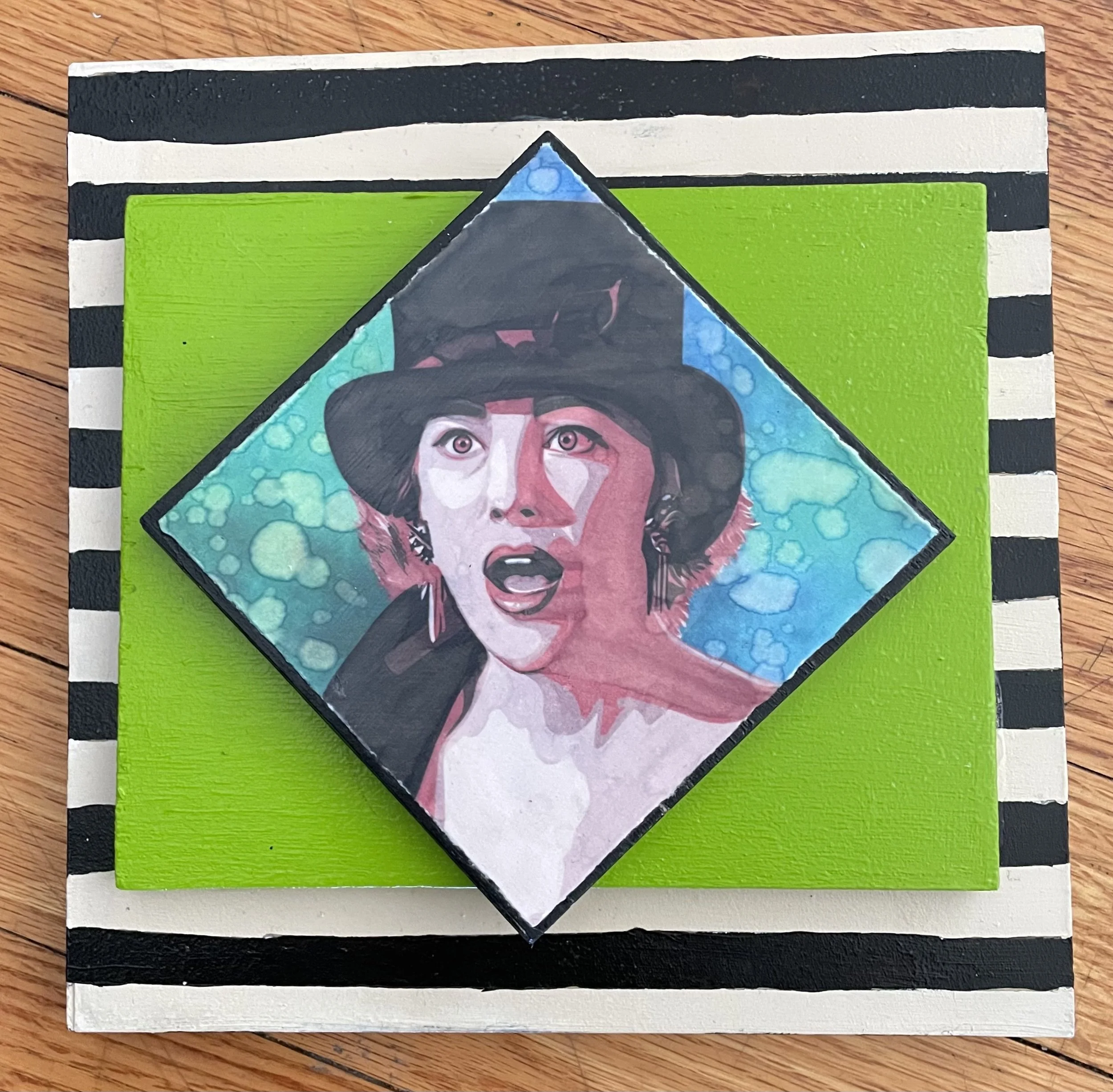 Delia Darling - Mixed Media on Wood
Private Collector. Joliet, IL