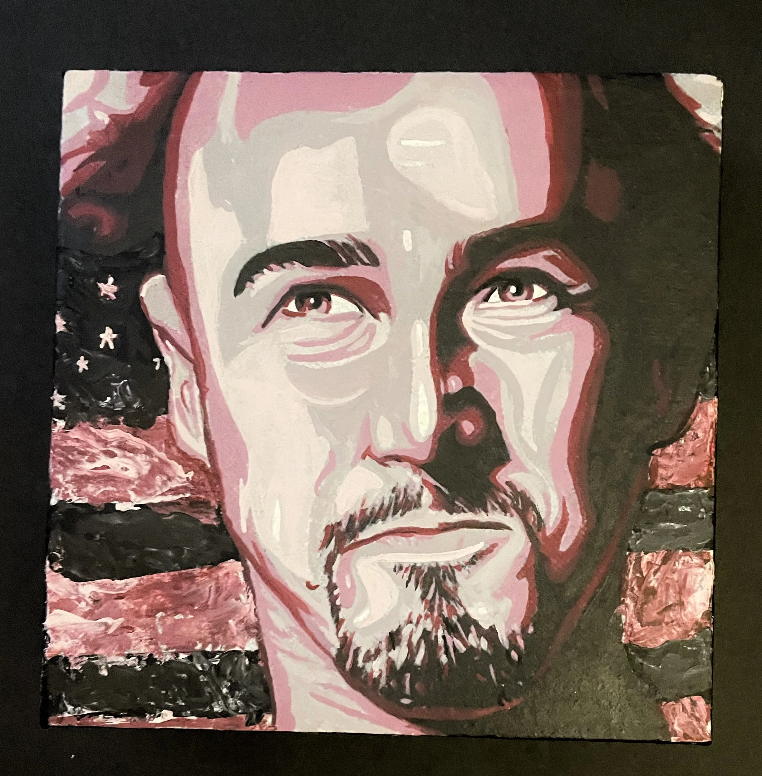 Derek 'Merica - Acrylic on Wood
Private Collector. Richmond, Va