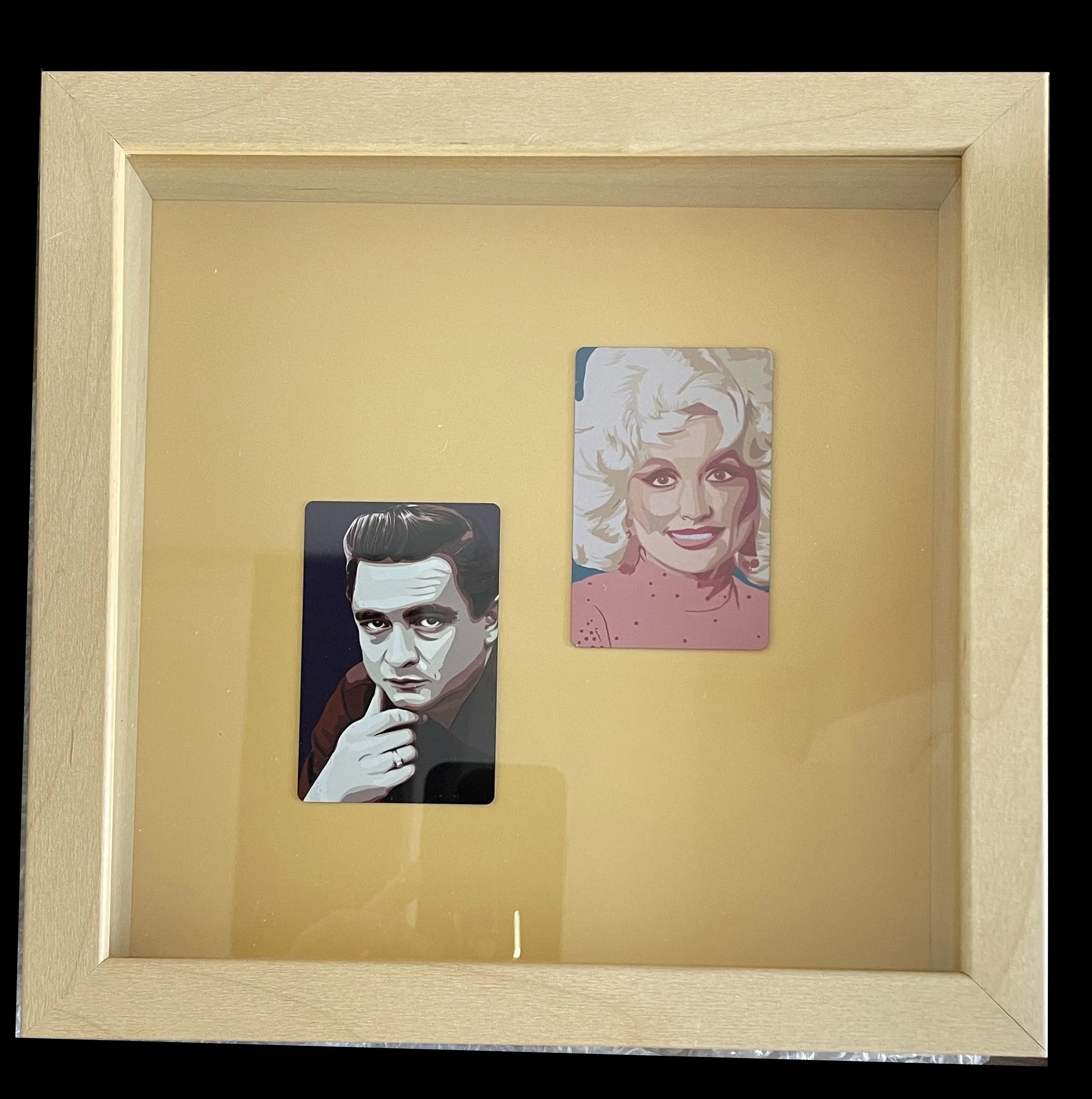 Country Royalty- Johnny Cash & Dolly Parton Framed Digital art on Metal
Private Collector. Chicago, IL