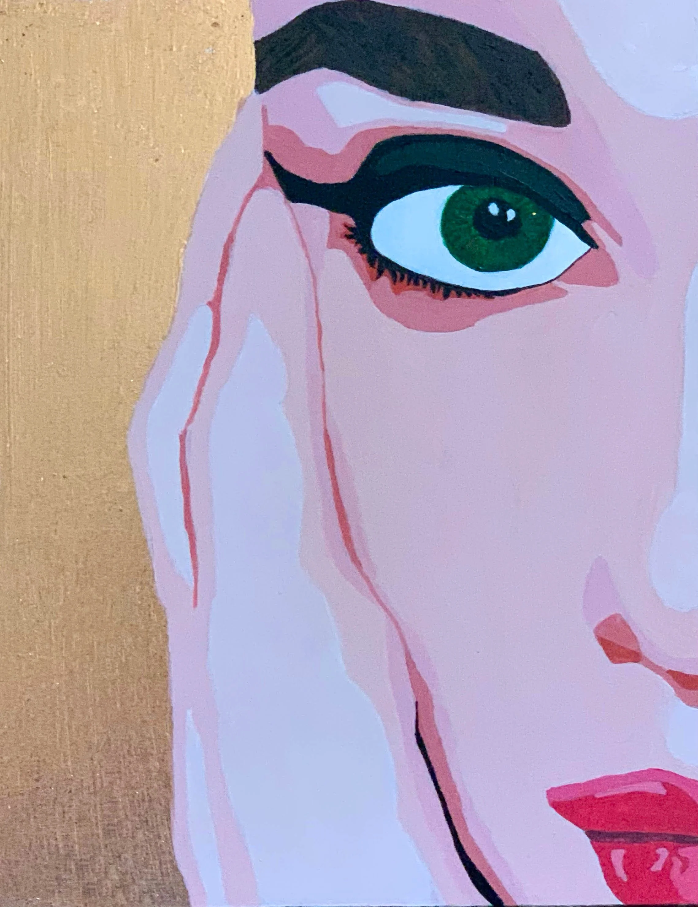 Audrey Go-Lightly - Acrylic on Canvas
Private Collector  Joliet, IL