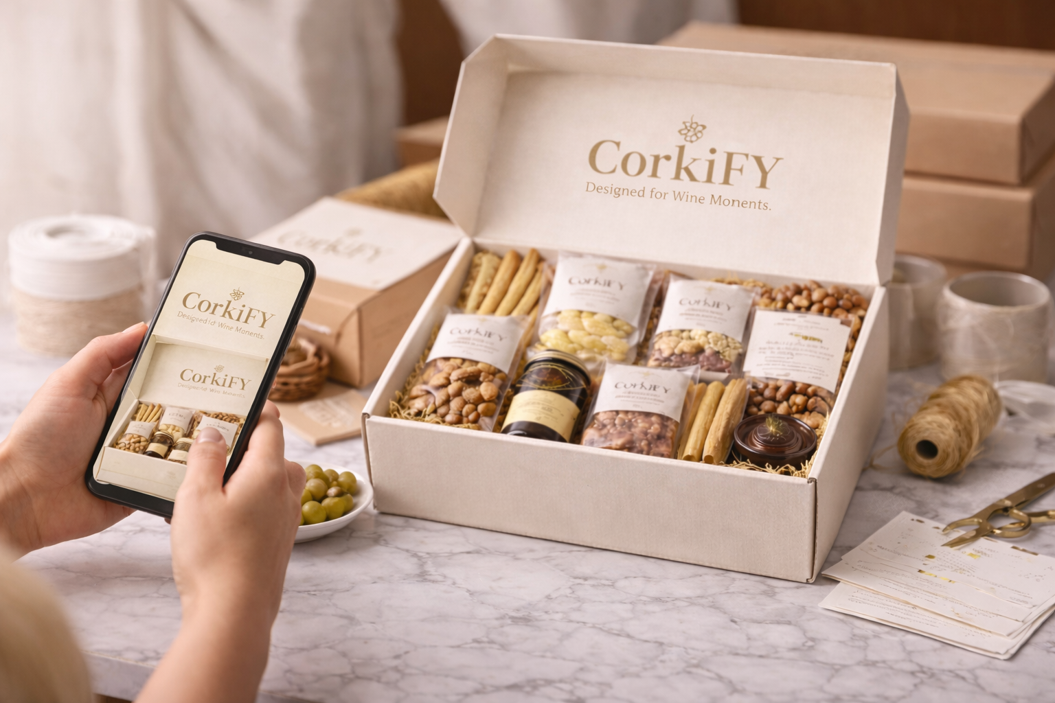 CorKiFY contact page image representing refined hospitality and customer support