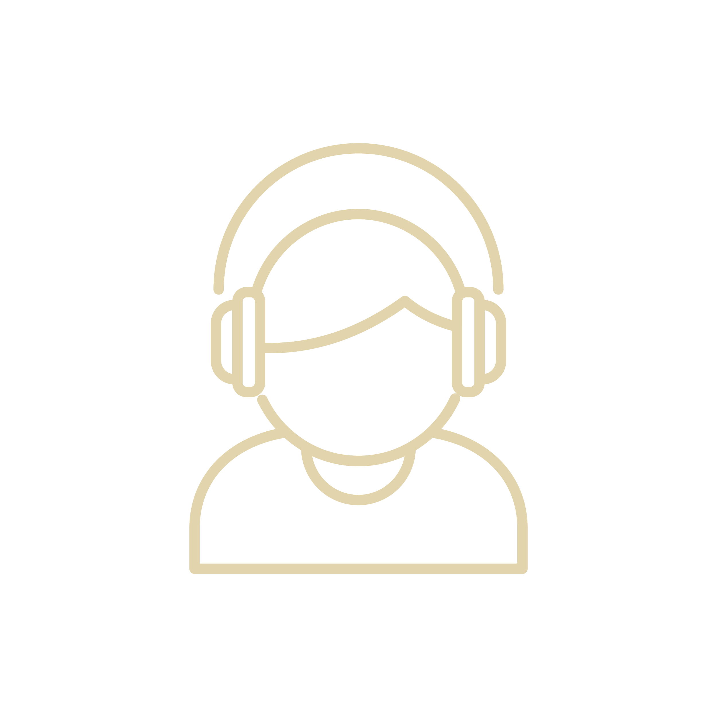 Person answering the phone icon