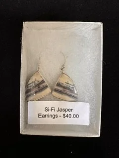 Sci-Fi Jasper  Earrings