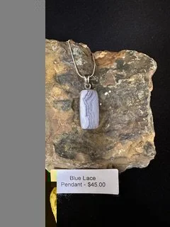 Blue Lace Agate Pendant