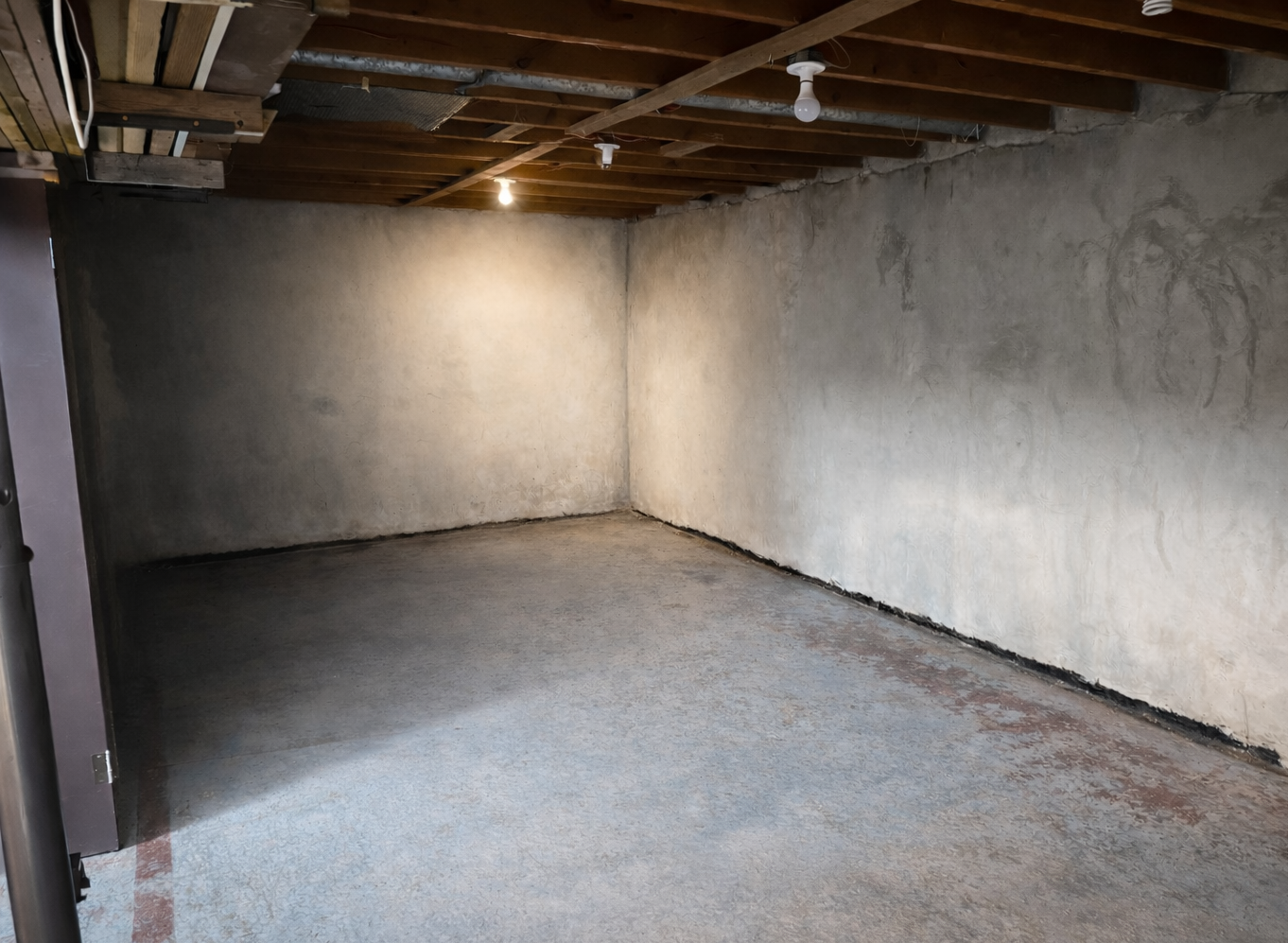 After image of basement preformed by Wright Way Property Solutions