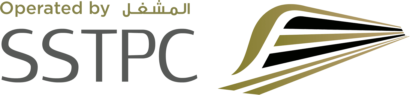 Logo of Saudi Telecom Company (STC), featuring black and gold stylized lines and Arabic and English text