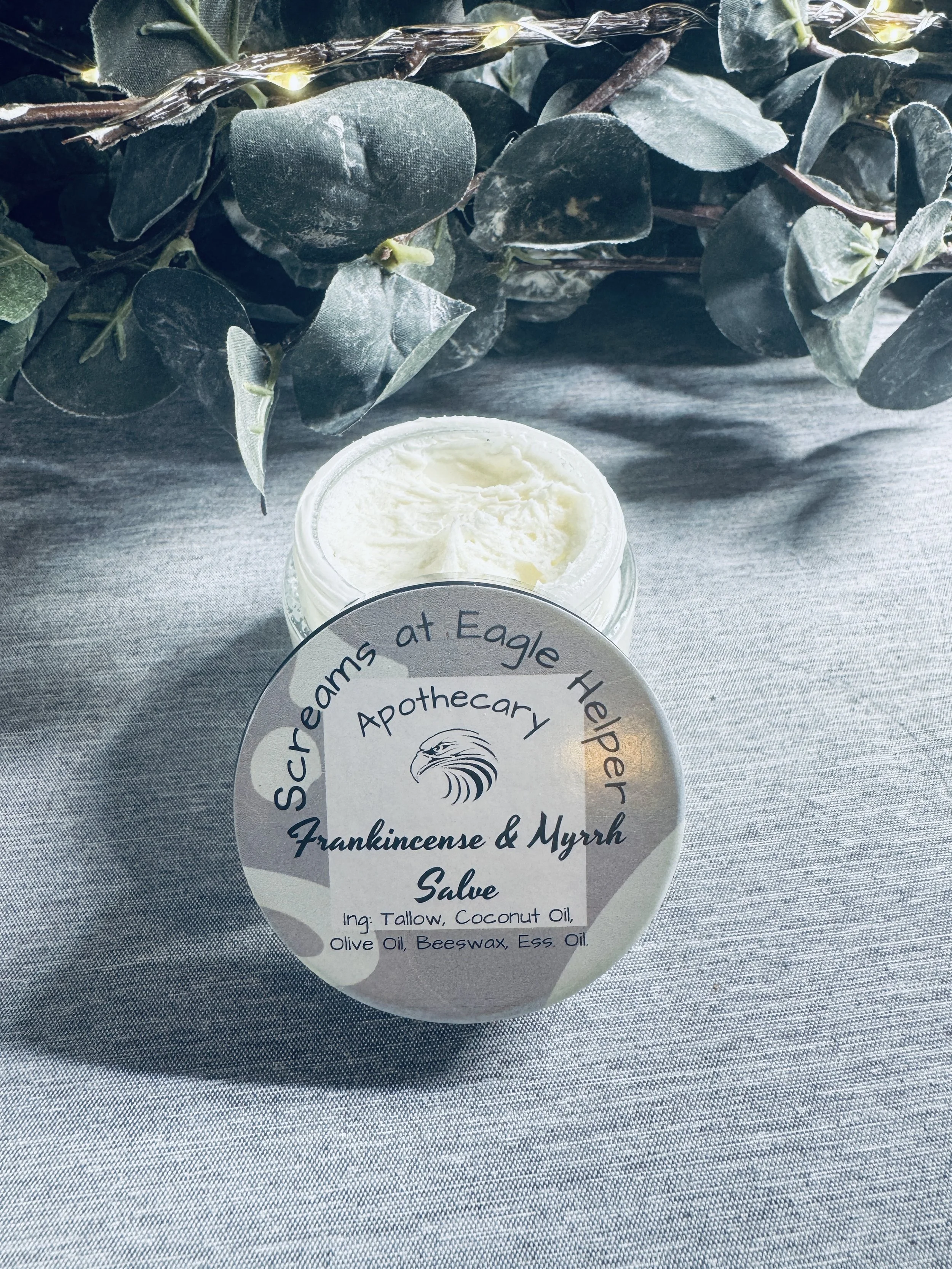Frankincense and Myrrh Whipped Tallow Salve