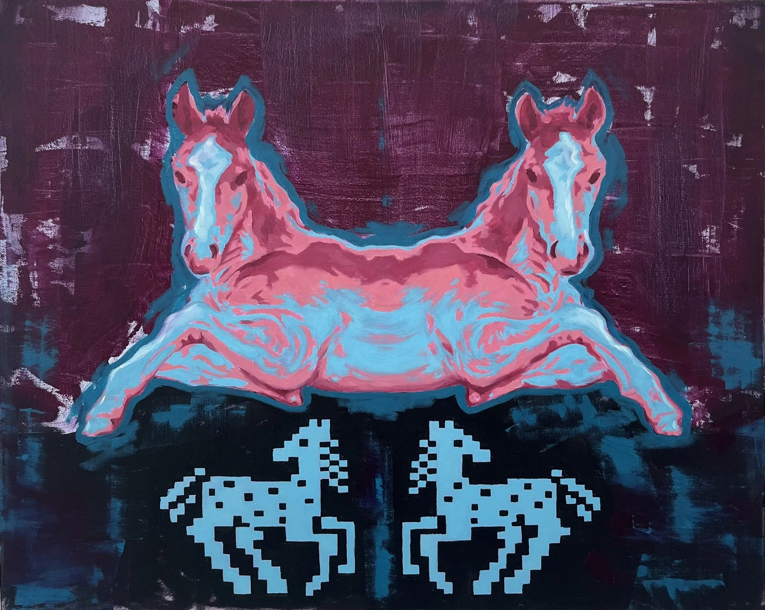 Replica, 24"x30", Oil on Canvas