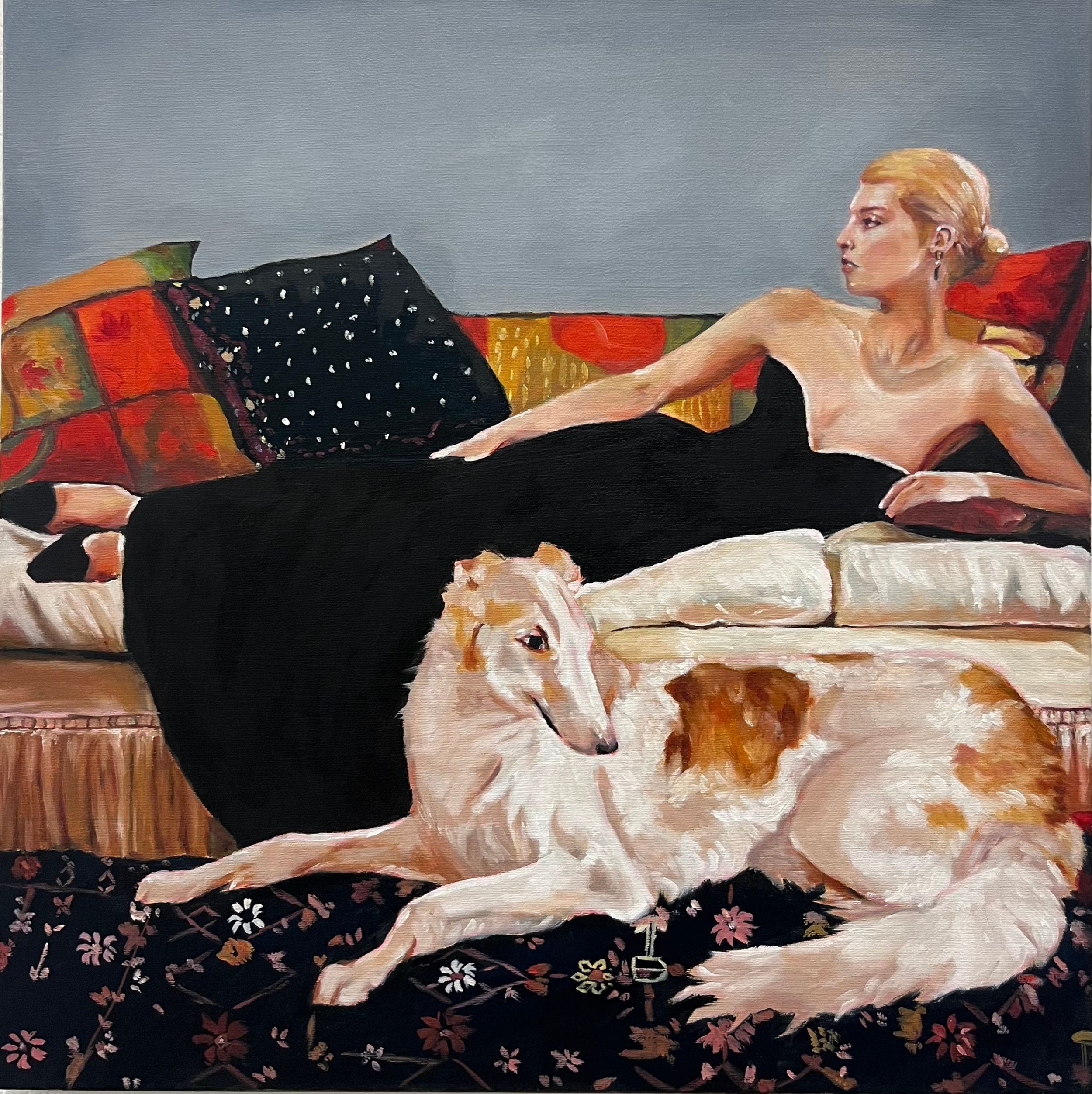 Repose, 24" x 24", Oil on Canvas