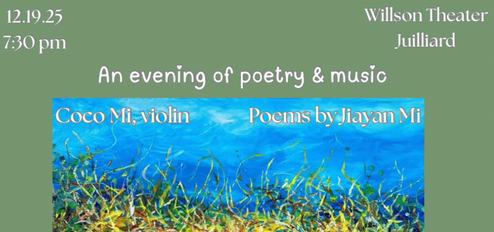 An evening of poetry and music 