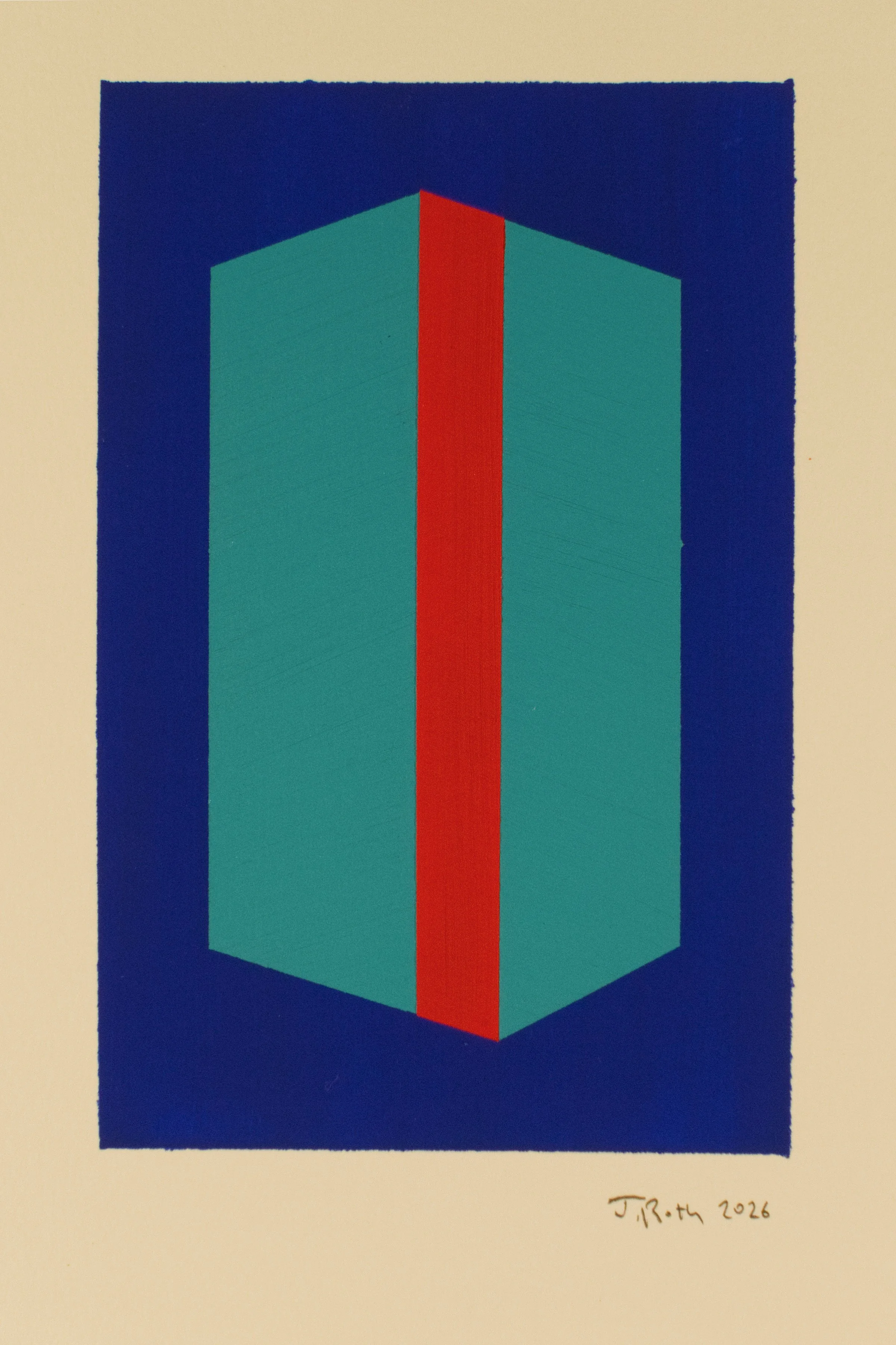 Non Co-Planer (Blue Red)