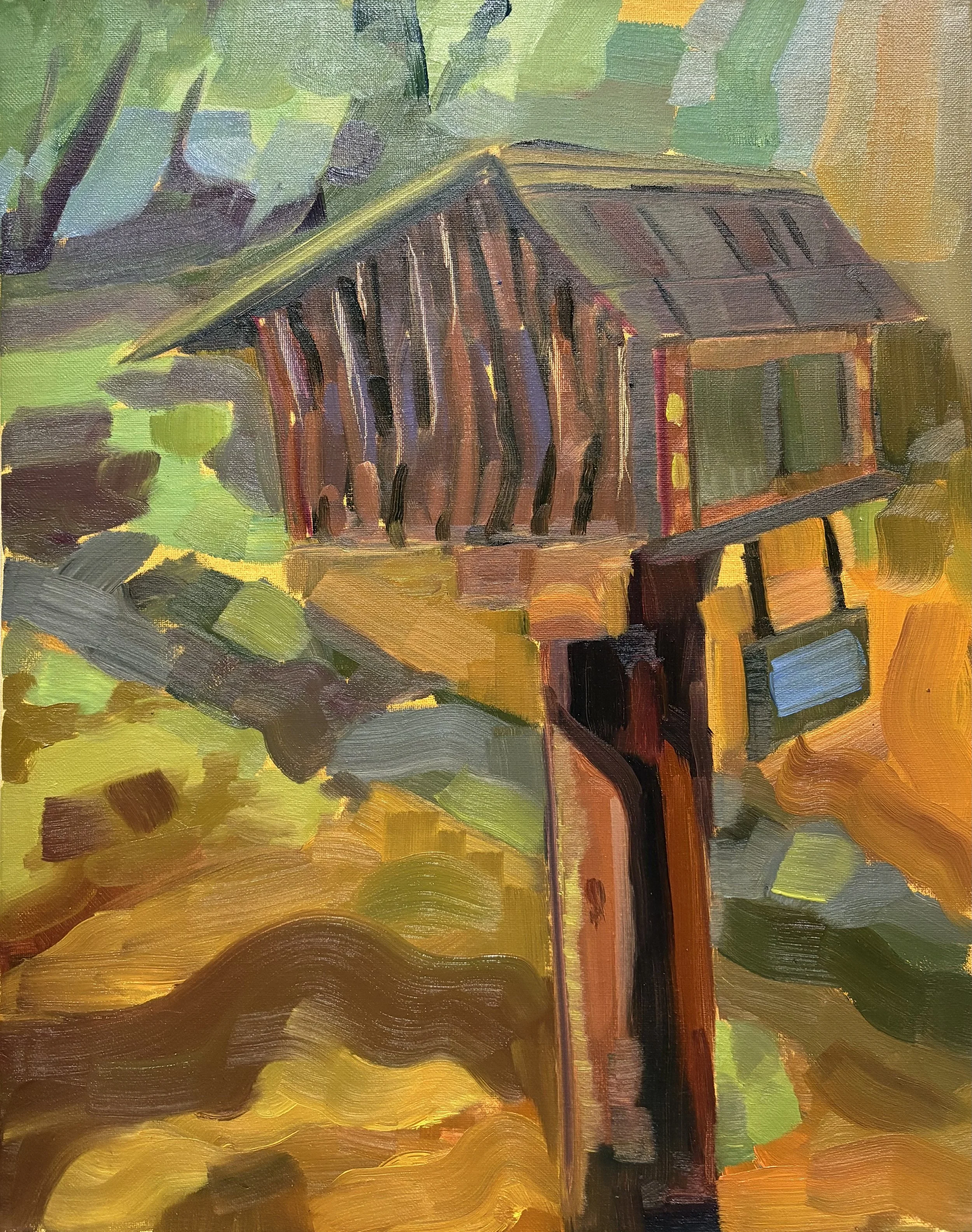 Little Library
16" x 20"
Oil on Canvas
August, 2025