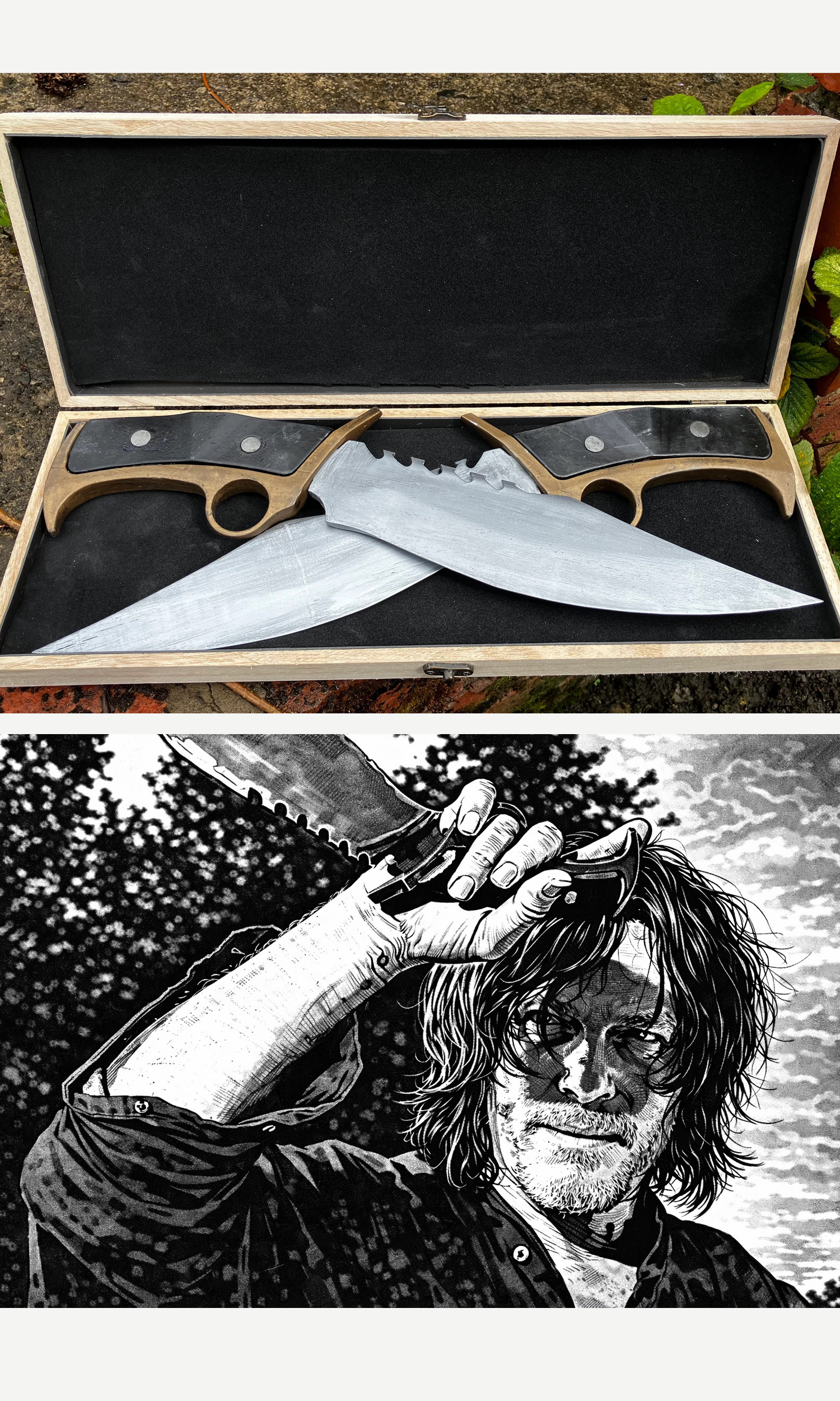 The Walking Dead:  Daryl Dixon Knives Replicas