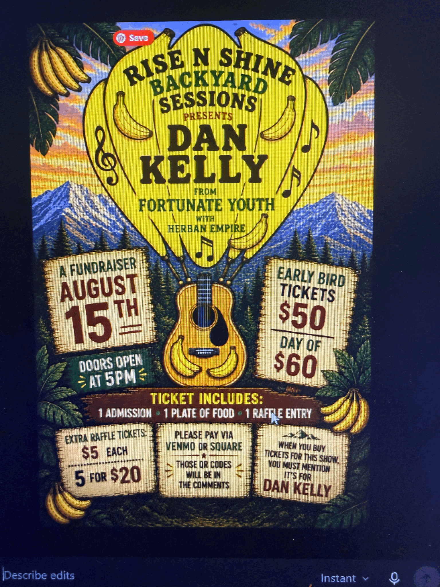 Rise N Shine Dan Kelly Flight Reimbursement