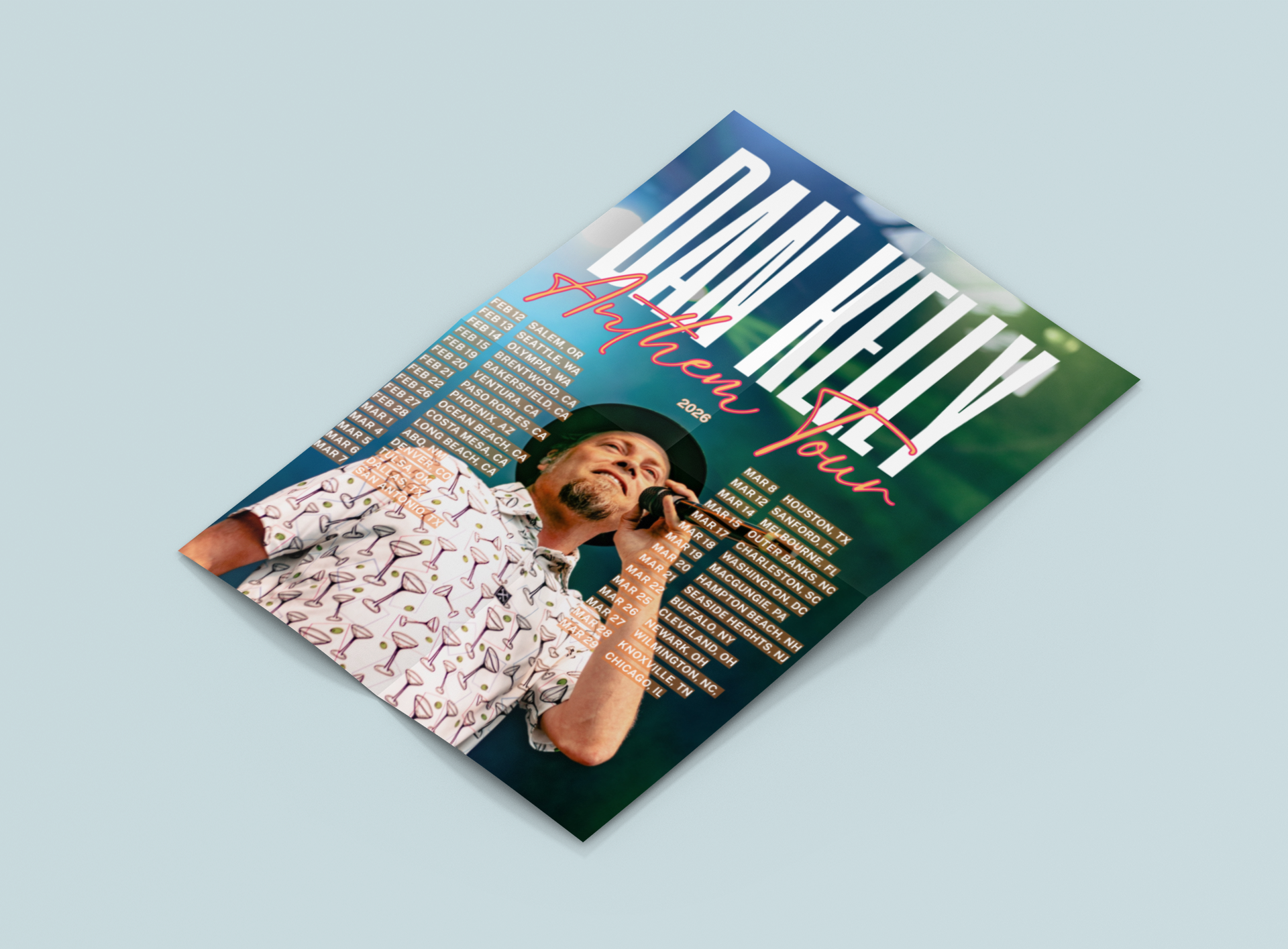 Dan Kelly Anthem Tour Poster