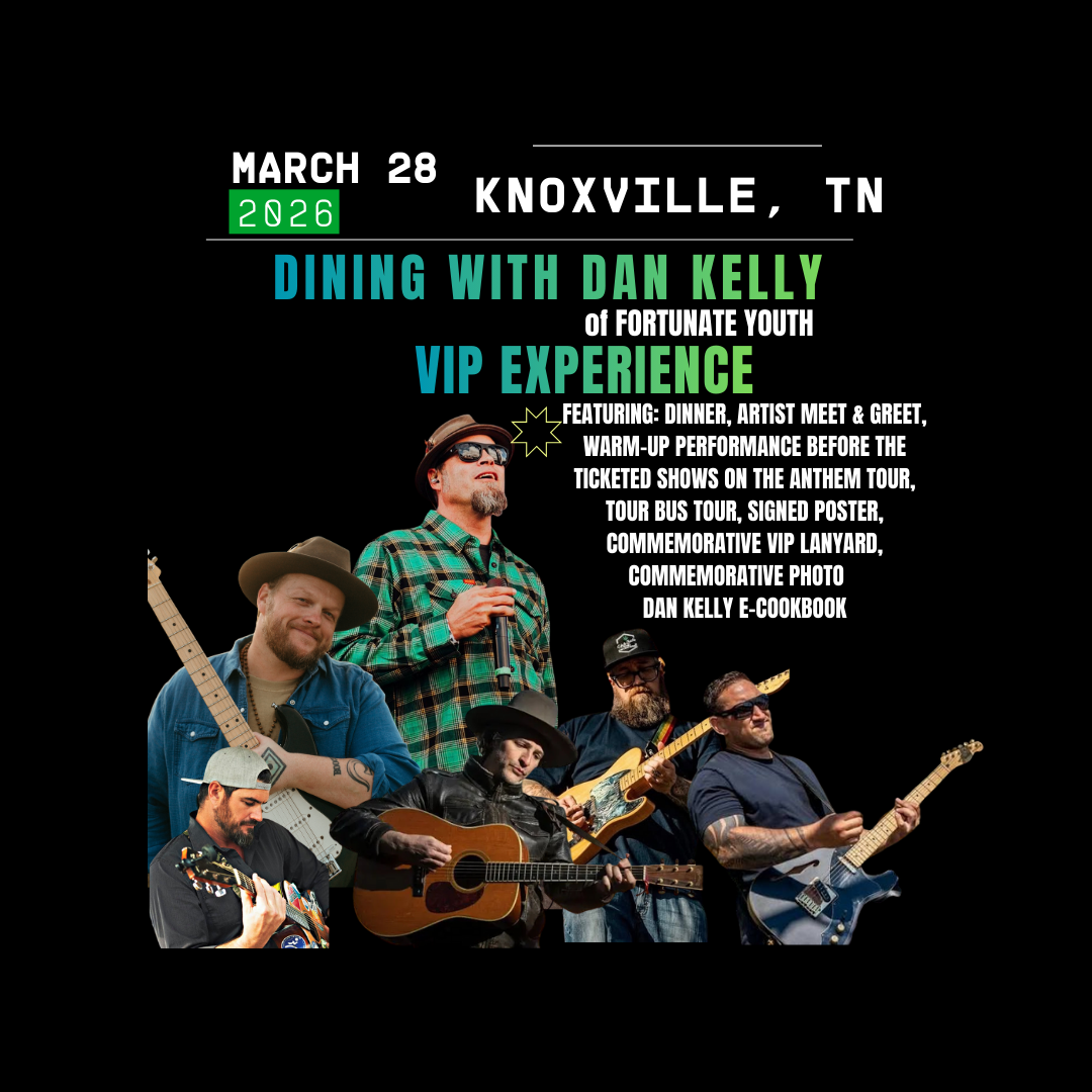 Dining with Dan Kelly of Fortunate Youth - VIP Experience - Knoxville, TN.